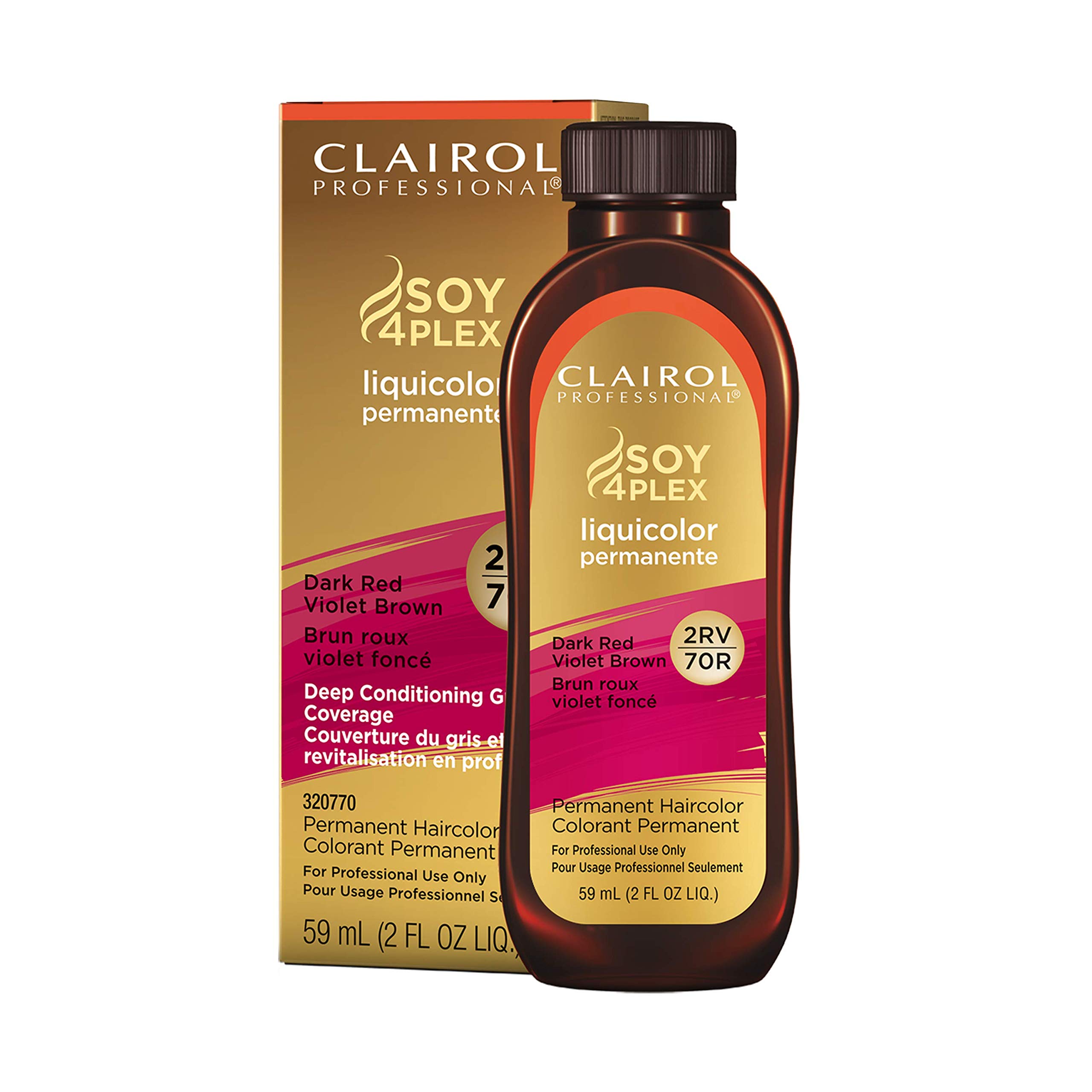 Foto 2 pulgar | Tinte De Pelo Clairol Professional Liquicolor 2rv Rojo Oscuro Violeta - Venta Internacional.