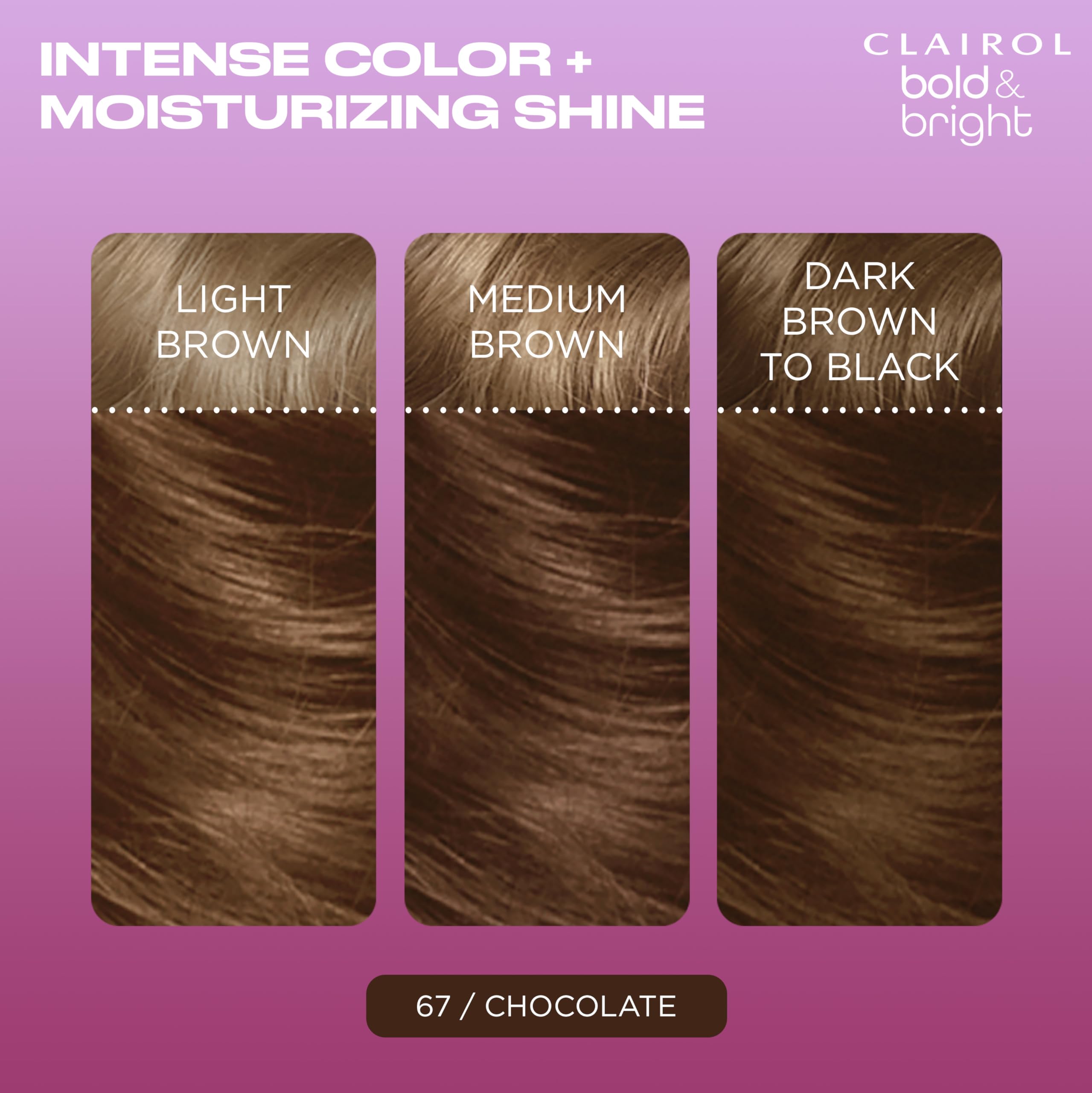 Foto 4 pulgar | Tinte Para El Cabello Clairol Bold & Bright 67 Color Chocolate - Venta Internacional.