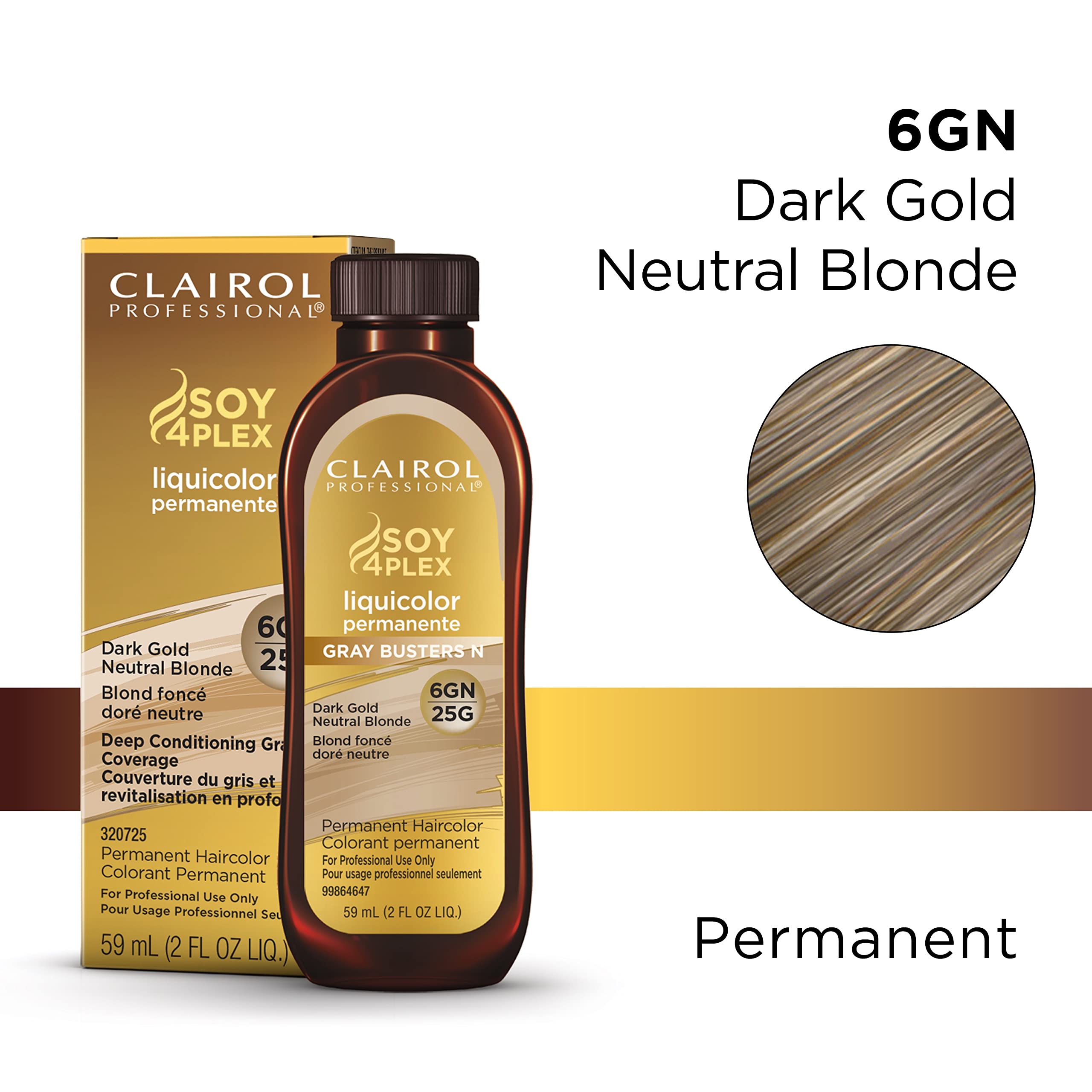 Foto 2 | Tinte De Pelo Clairol Professional Liquicolor 6gn Rubio Dorado Oscuro - Venta Internacional.