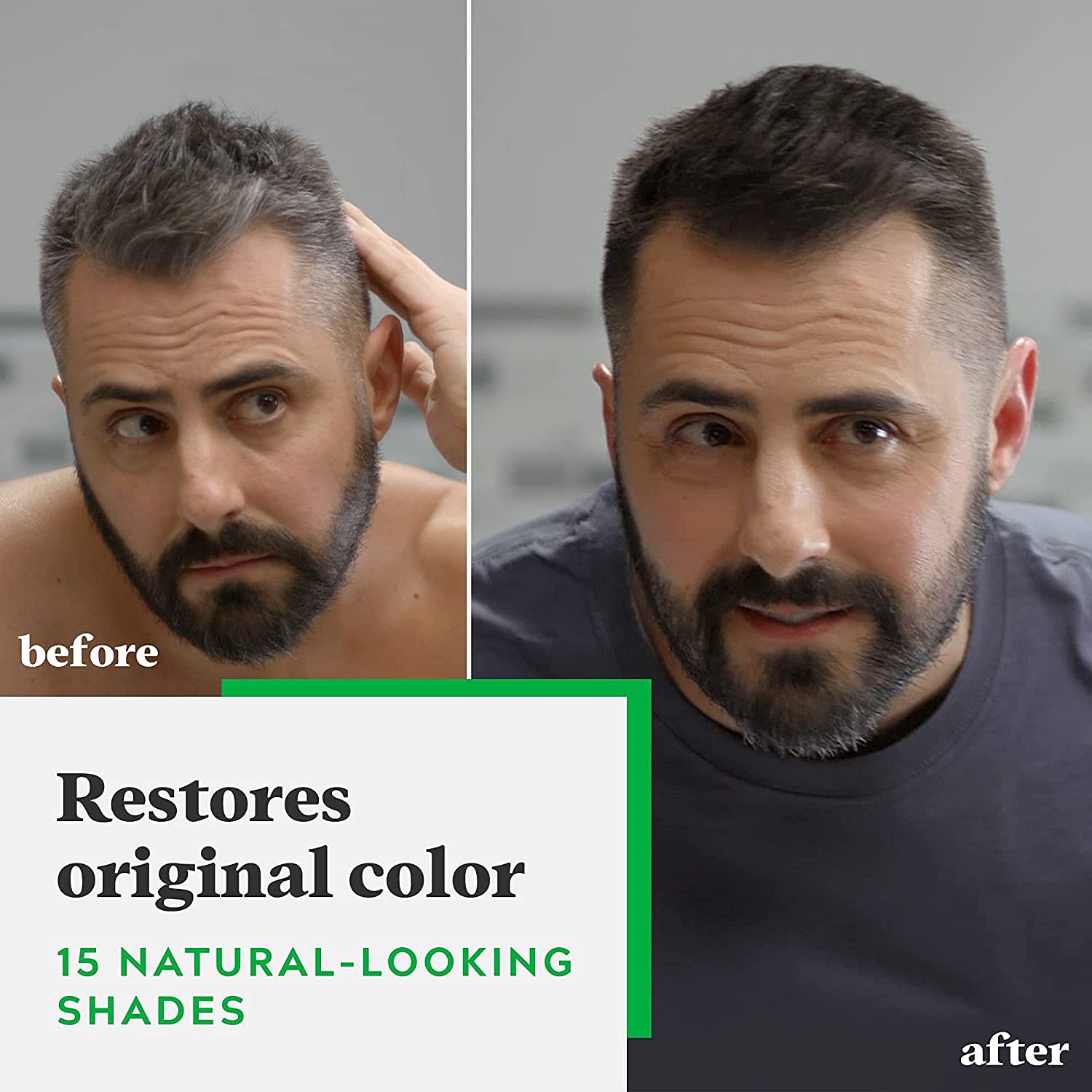 Foto 3 pulgar | Champú Para Teñir El Cabello Solo Para Hombres, Color Marrón Oscuro Oscuro, H-46 X3 - Venta Internacional.
