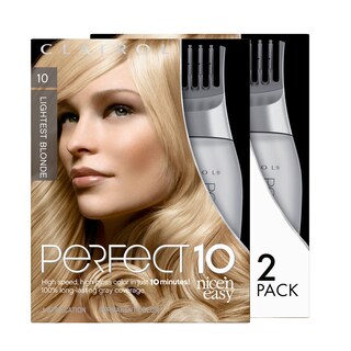 Foto 1 | Tinte Para El Cabello Clairol Nice'n Easy Perfect 10 10 Rubio Más Claro X2 - Venta Internacional.