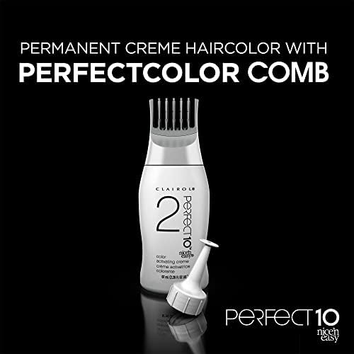 Foto 7 pulgar | Tinte Para El Cabello Clairol Nice'n Easy Perfect 10 10 Rubio Más Claro X2 - Venta Internacional.