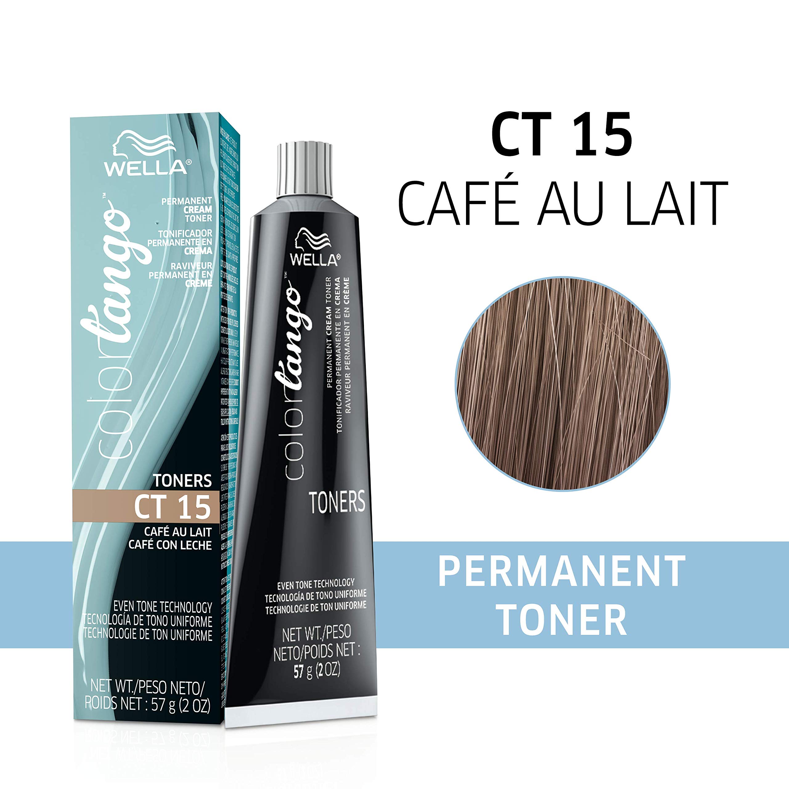 Foto 2 | Tonificador Capilar Wella Color Tango Café Au Lait Sustancia Astringente - Venta Internacional.