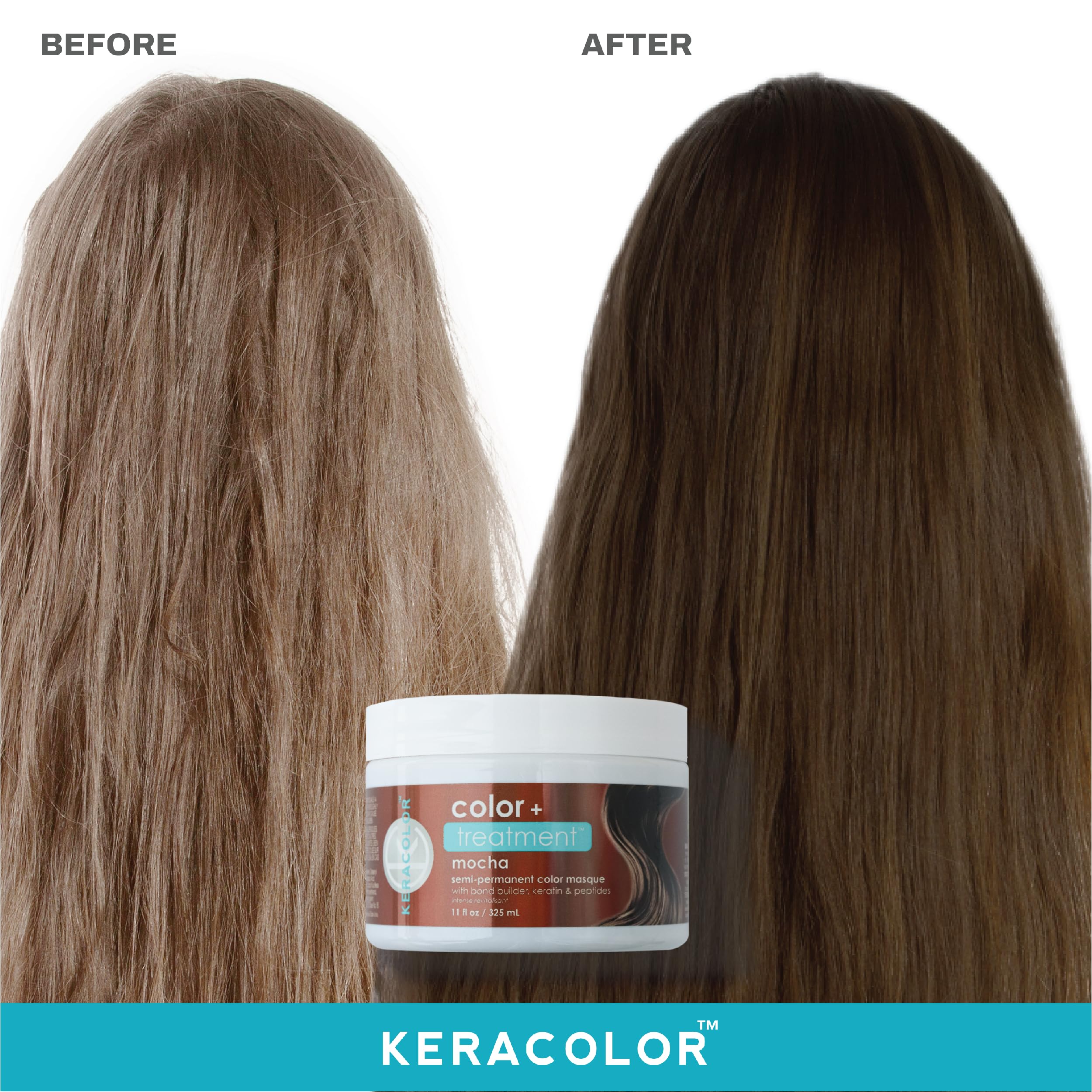 Foto 2 | Tratamiento De Color Keracolor Mocha 325ml - Venta Internacional.