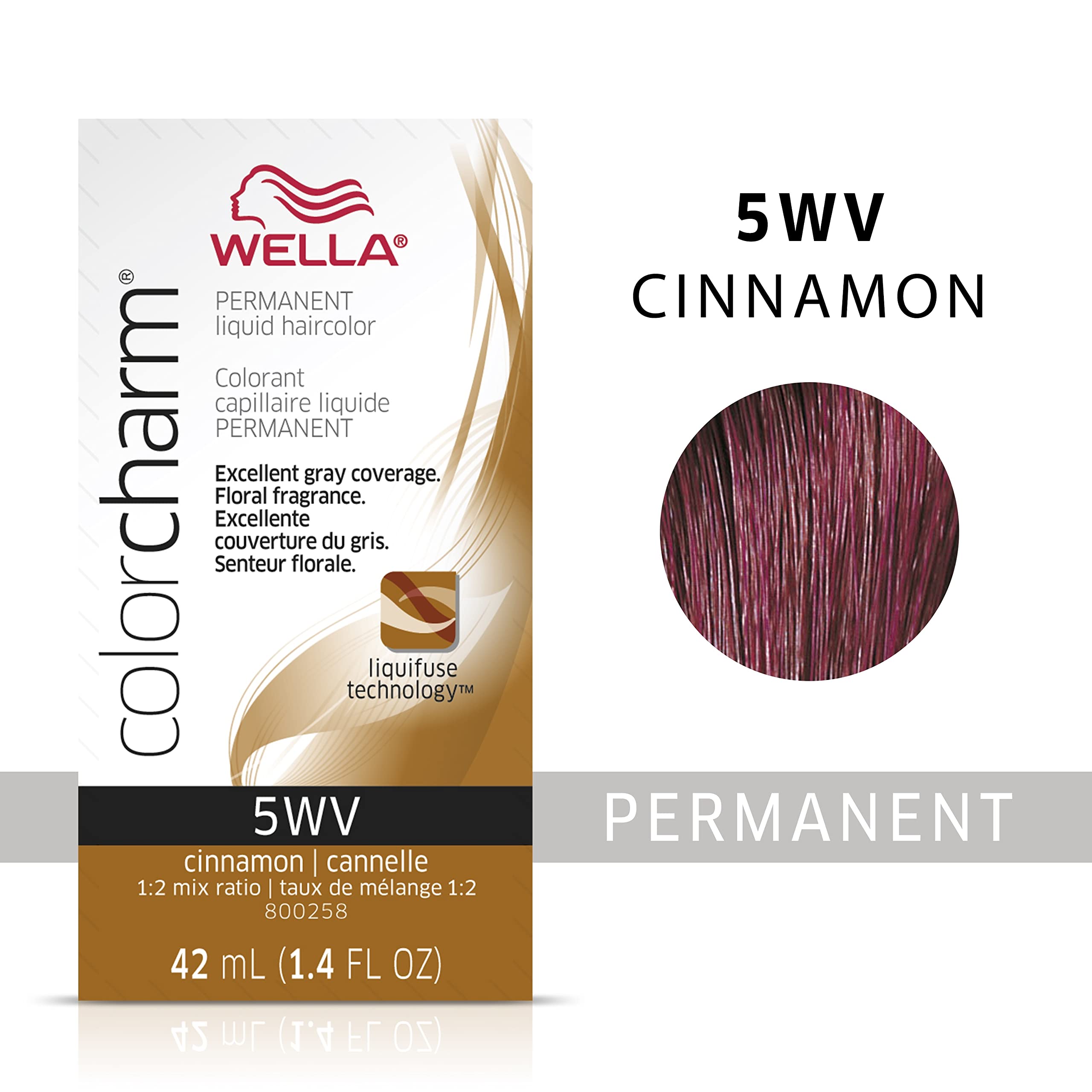 Foto 2 | Tinte De Pelo Wella Color Charm 005wv Canela Grey Coverage - Venta Internacional.