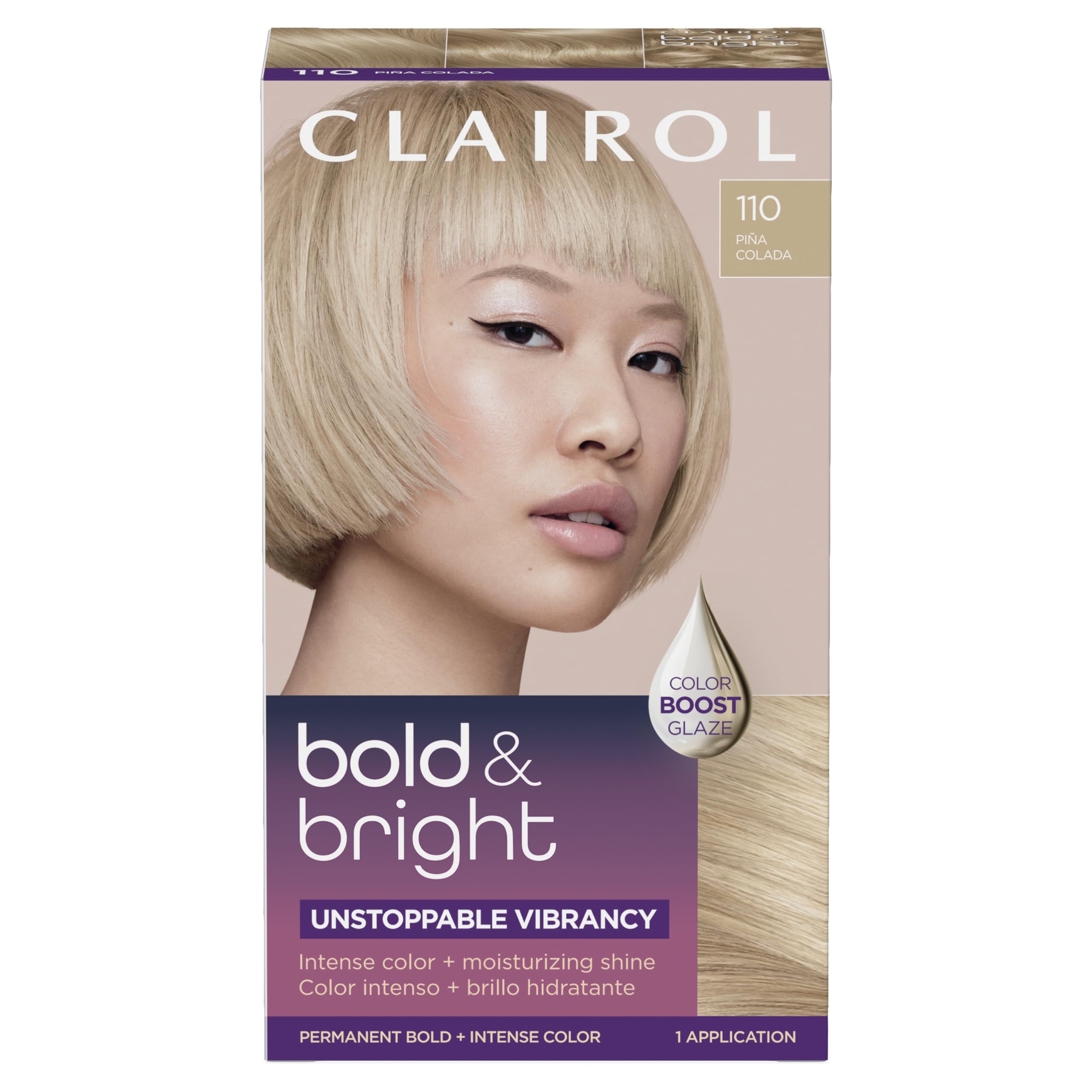 Foto 2 pulgar | Tinte Para El Cabello Clairol Bold & Bright Permanent 110 Piña Colada - Venta Internacional.