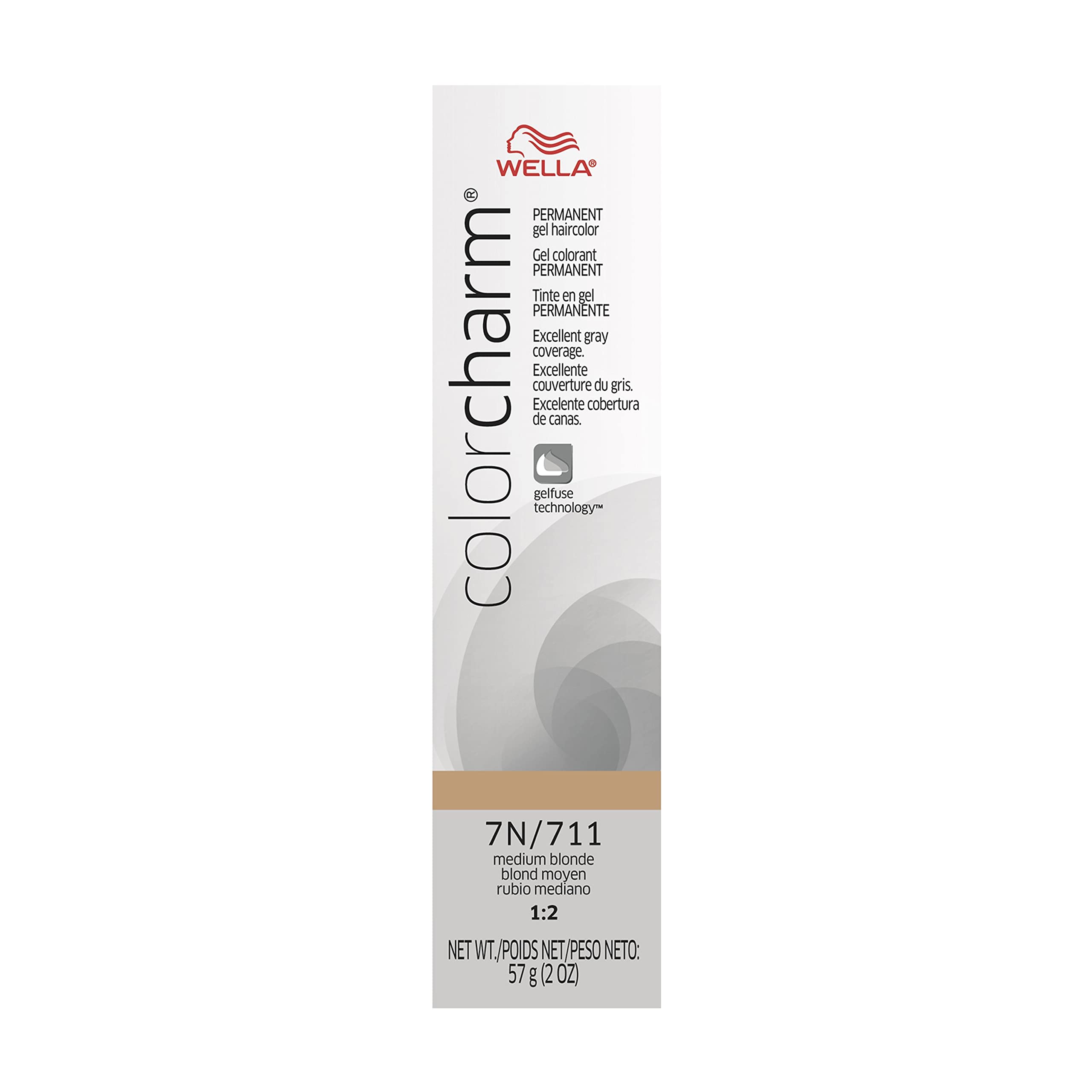 Gel De Color Rubio Medio Wella Color Charm 7n - Venta Internacional.