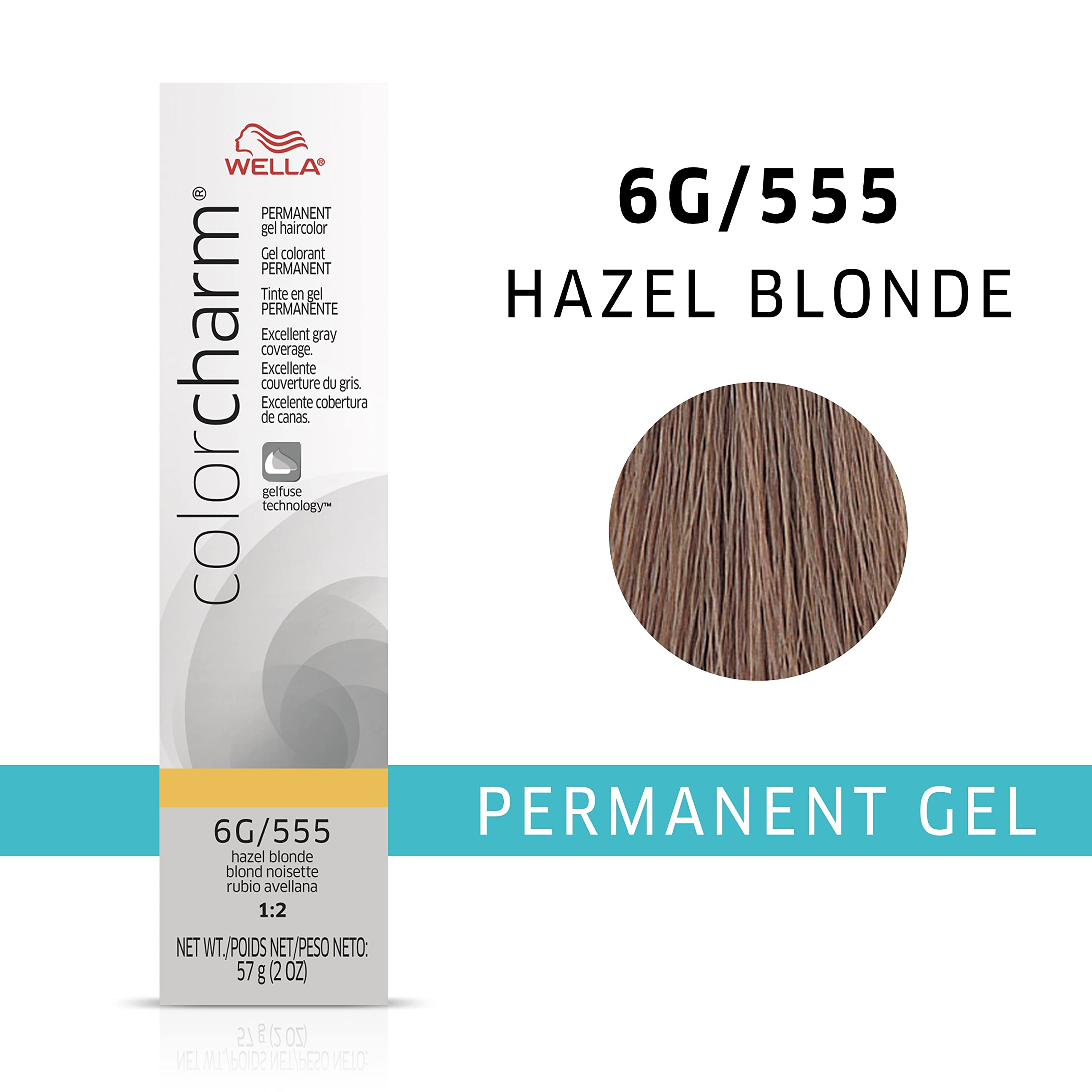 Foto 3 pulgar | Gel Permanente Color Charm Para Teñir El Cabello Wella, 6 G, Color Rubio Avellana - Venta Internacional.