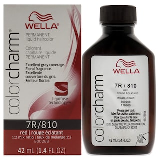 Foto 1 | Tinte De Pelo Wella Color Charm Líquido Permanente 7r/810 Rojo 40 Ml - Venta Internacional.