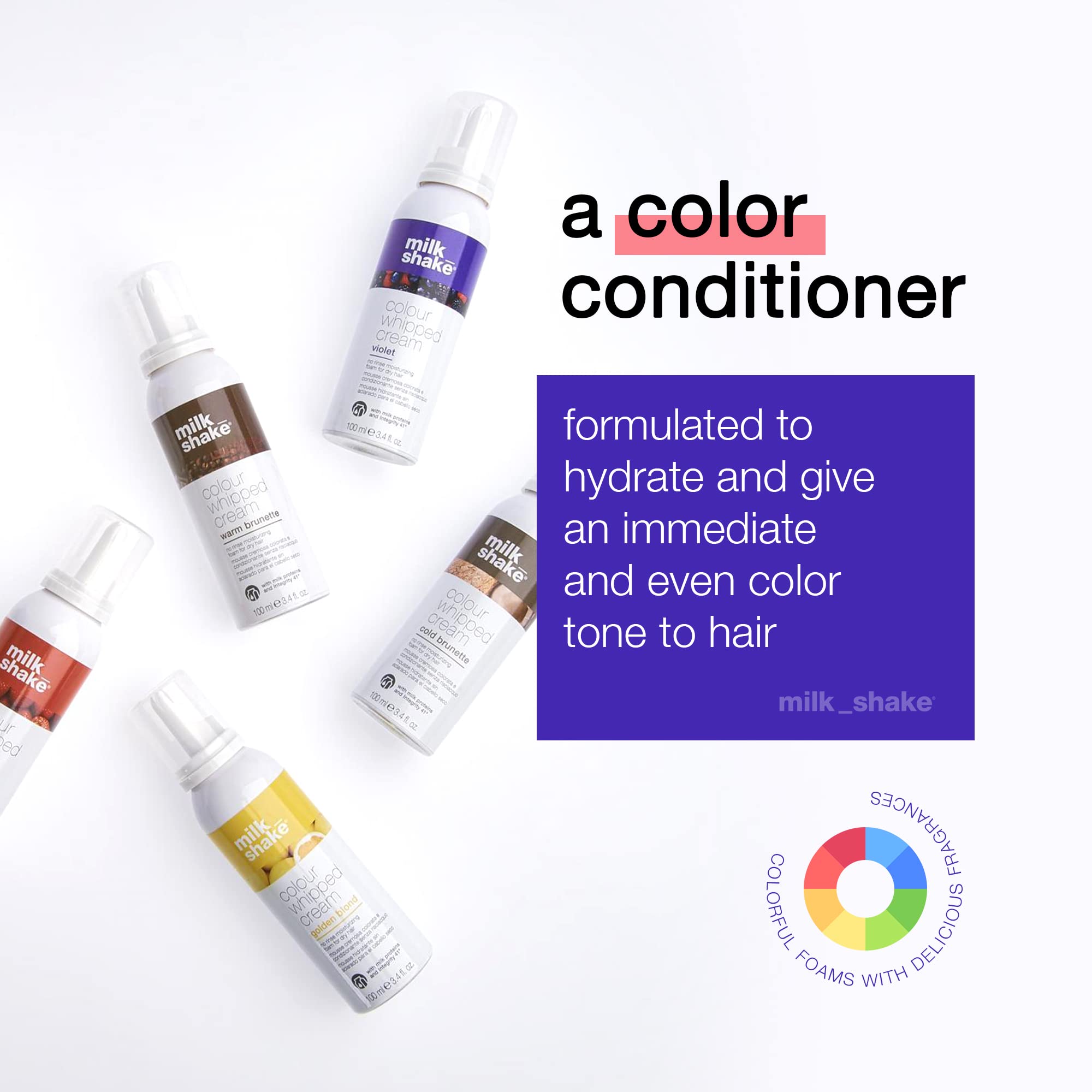 Foto 2 | Crema Batida Color Whipped Cream Leave In Coloring Acondicionador Milk_shake - Venta Internacional.