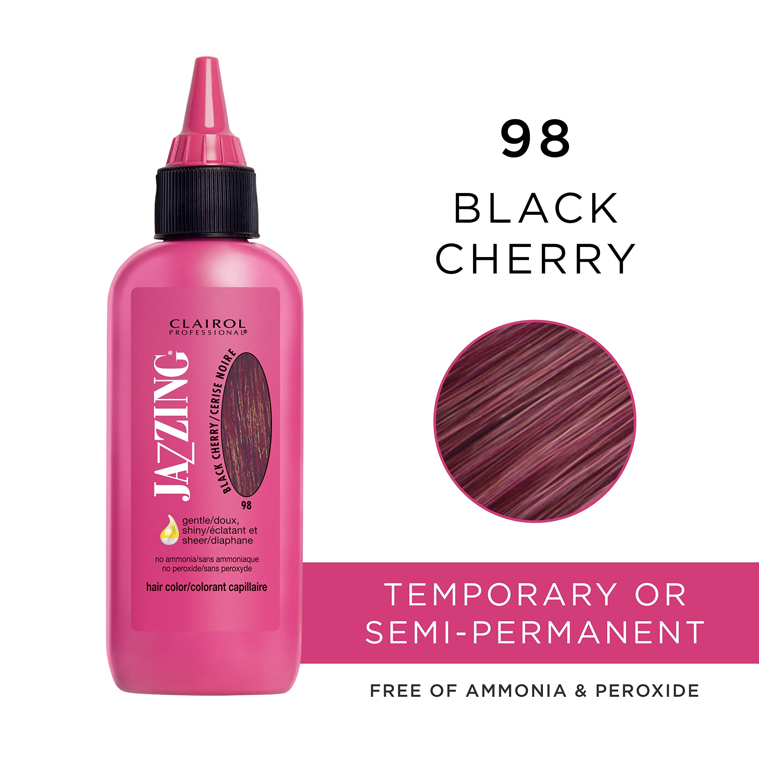 Foto 3 pulgar | Tinte De Pelo Clairol Professional Jazzing Black Cherry 90 Ml - Venta Internacional.