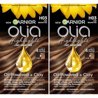 Foto 1 | Tinte Para El Cabello Garnier Olia Sin Amoniaco H03 Resalta A Las Morenas - Venta Internacional.
