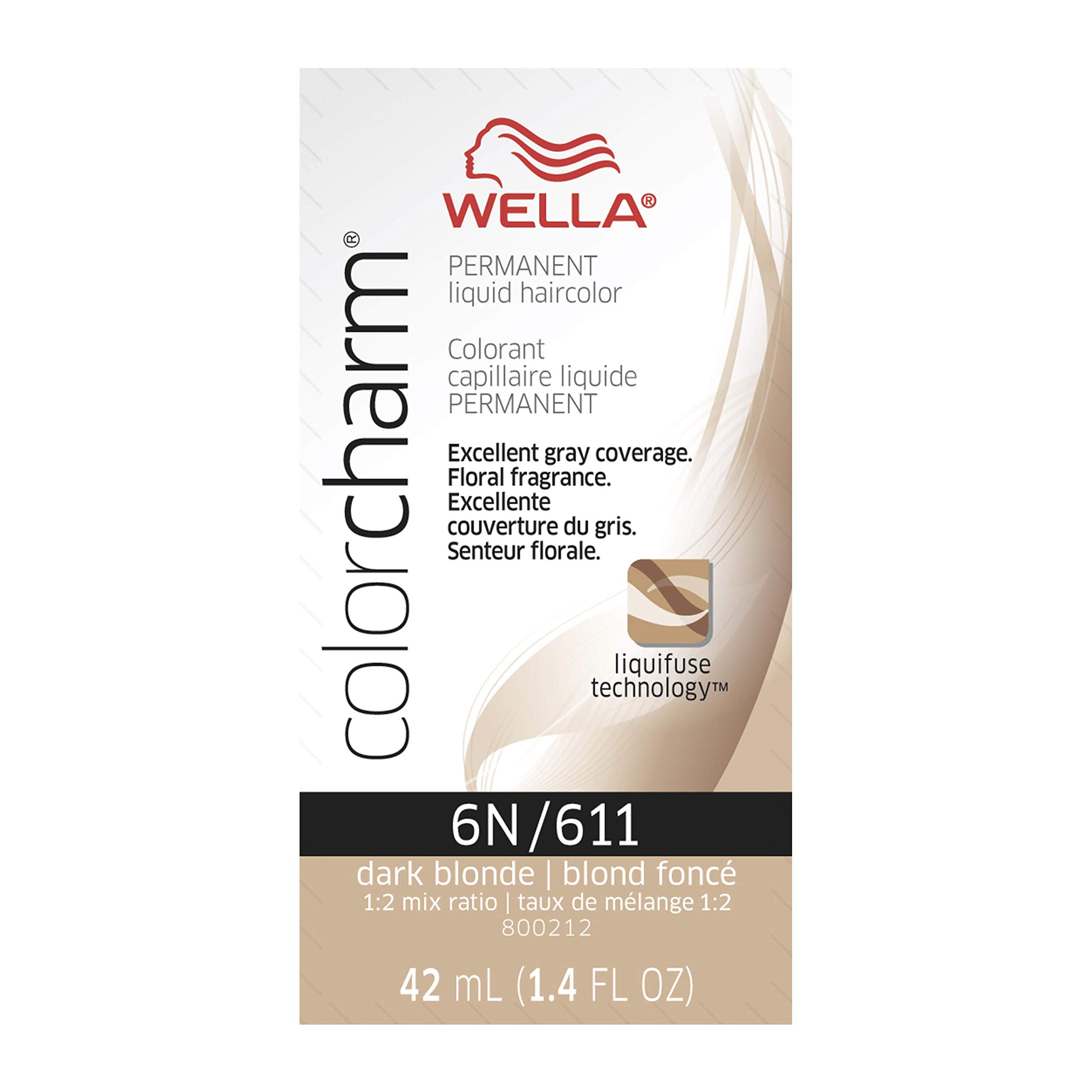 Foto 2 pulgar | Tinte De Pelo Wella Color Charm Permanent 6n, Rubio Oscuro, 42 Ml - Venta Internacional.