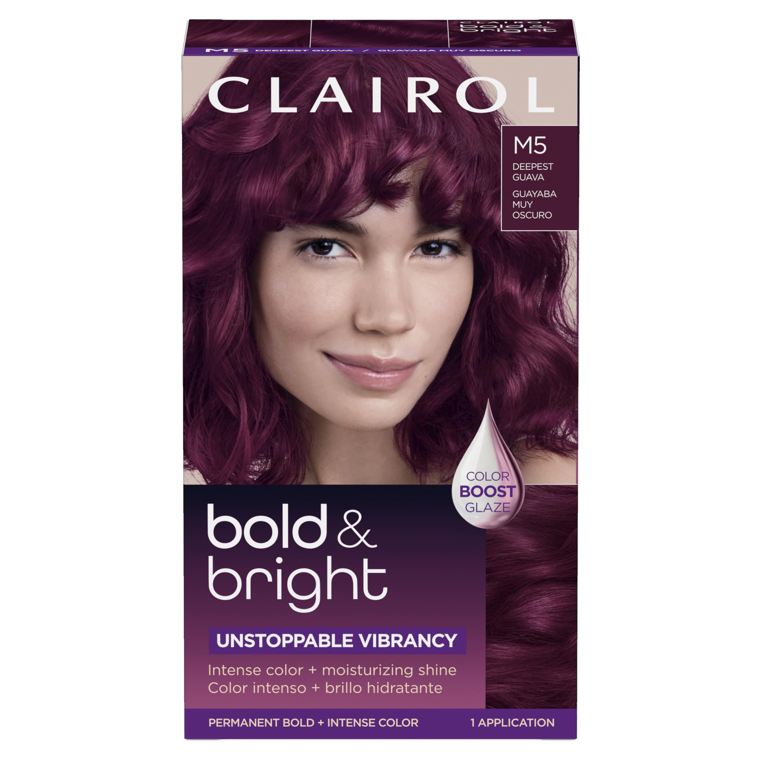 Foto 2 pulgar | Tinte Para El Cabello Clairol Bold & Bright M5 Deepest Guava Permanent - Venta Internacional.