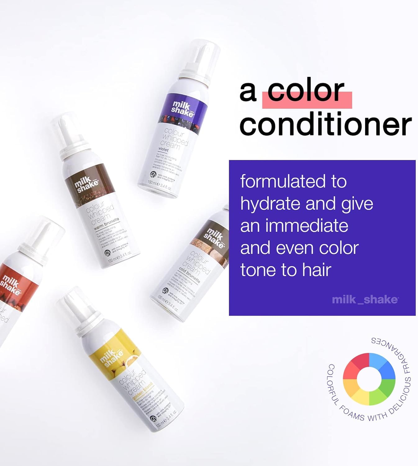 Foto 3 pulgar | Crema Batida Color Whipped Cream Leave In Coloring Acondicionador Milk_shake - Venta Internacional.