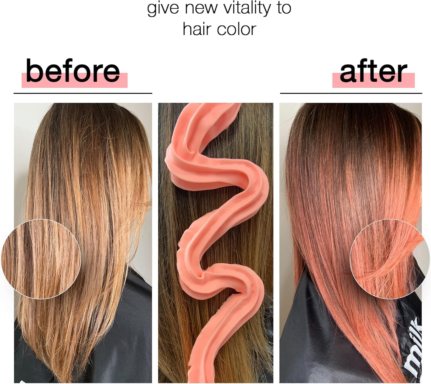 Foto 5 pulgar | Crema Batida Color Whipped Cream Leave In Coloring Acondicionador Milk_shake - Venta Internacional.
