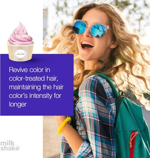 Foto 6 | Crema Batida Color Whipped Cream Leave In Coloring Acondicionador Milk_shake - Venta Internacional.