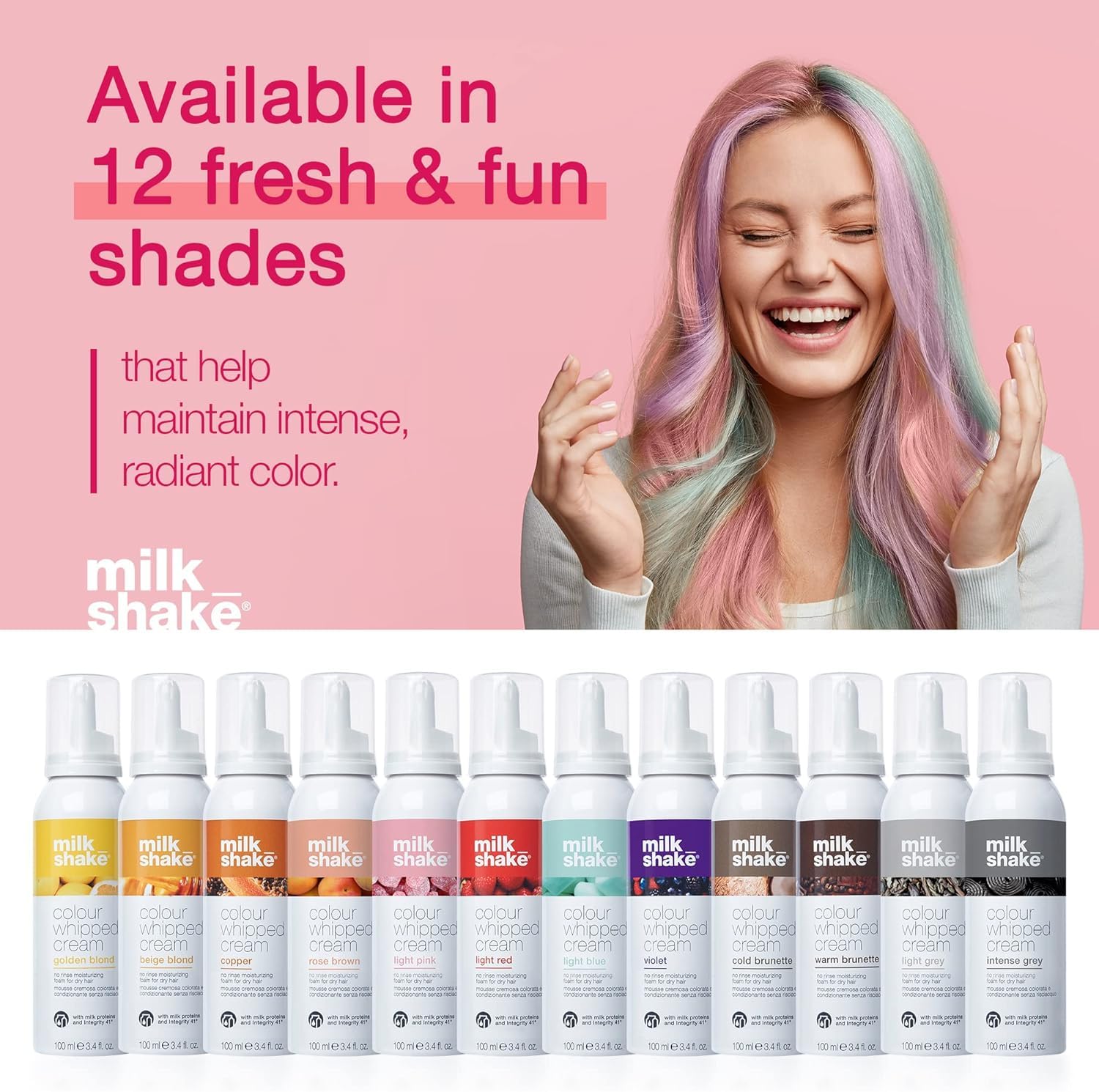 Foto 8 pulgar | Crema Batida Color Whipped Cream Leave In Coloring Acondicionador Milk_shake - Venta Internacional.