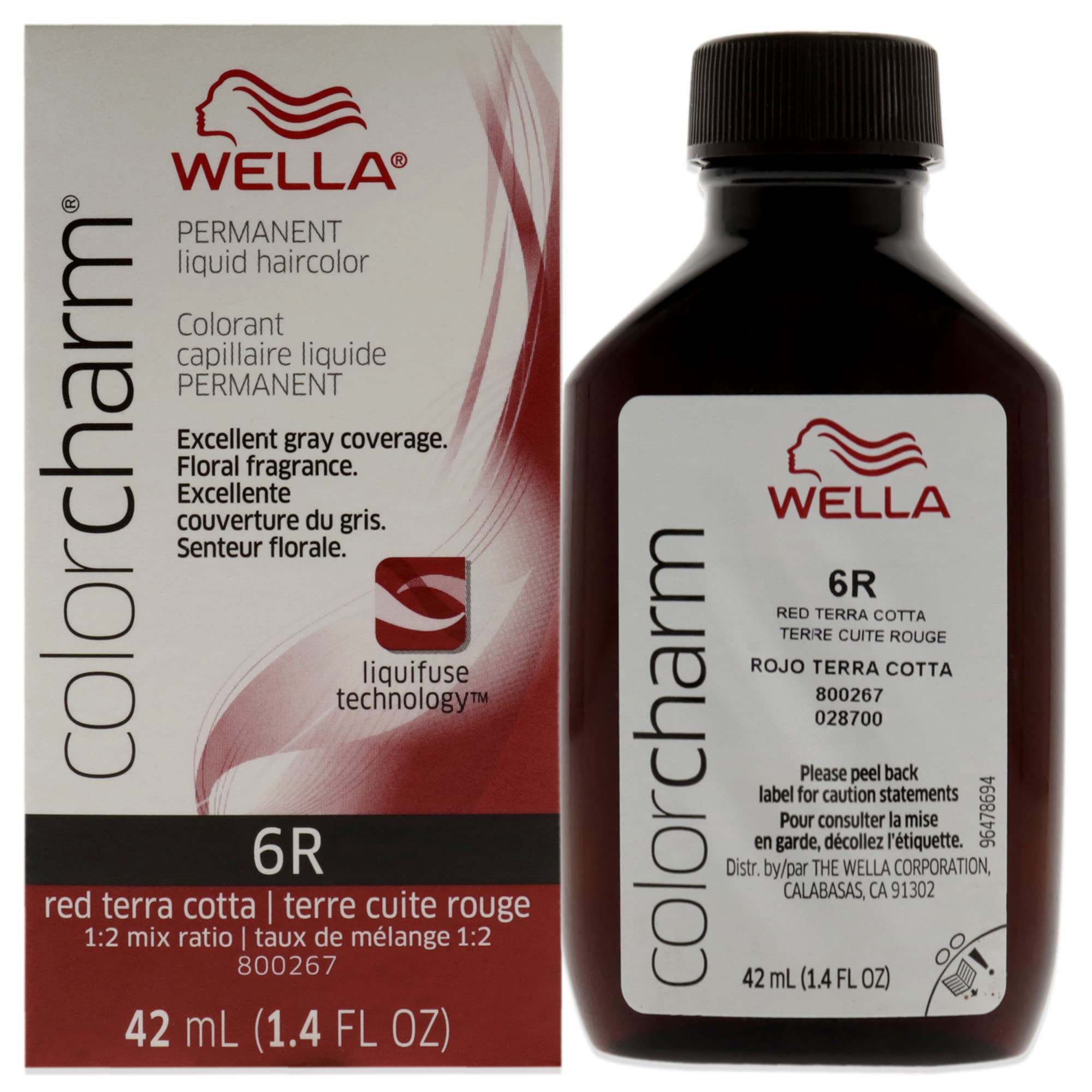 Foto 2 pulgar | Tinte De Pelo Wella Color Charm Permanent 6r Red Terra Cotta 40 Ml - Venta Internacional.