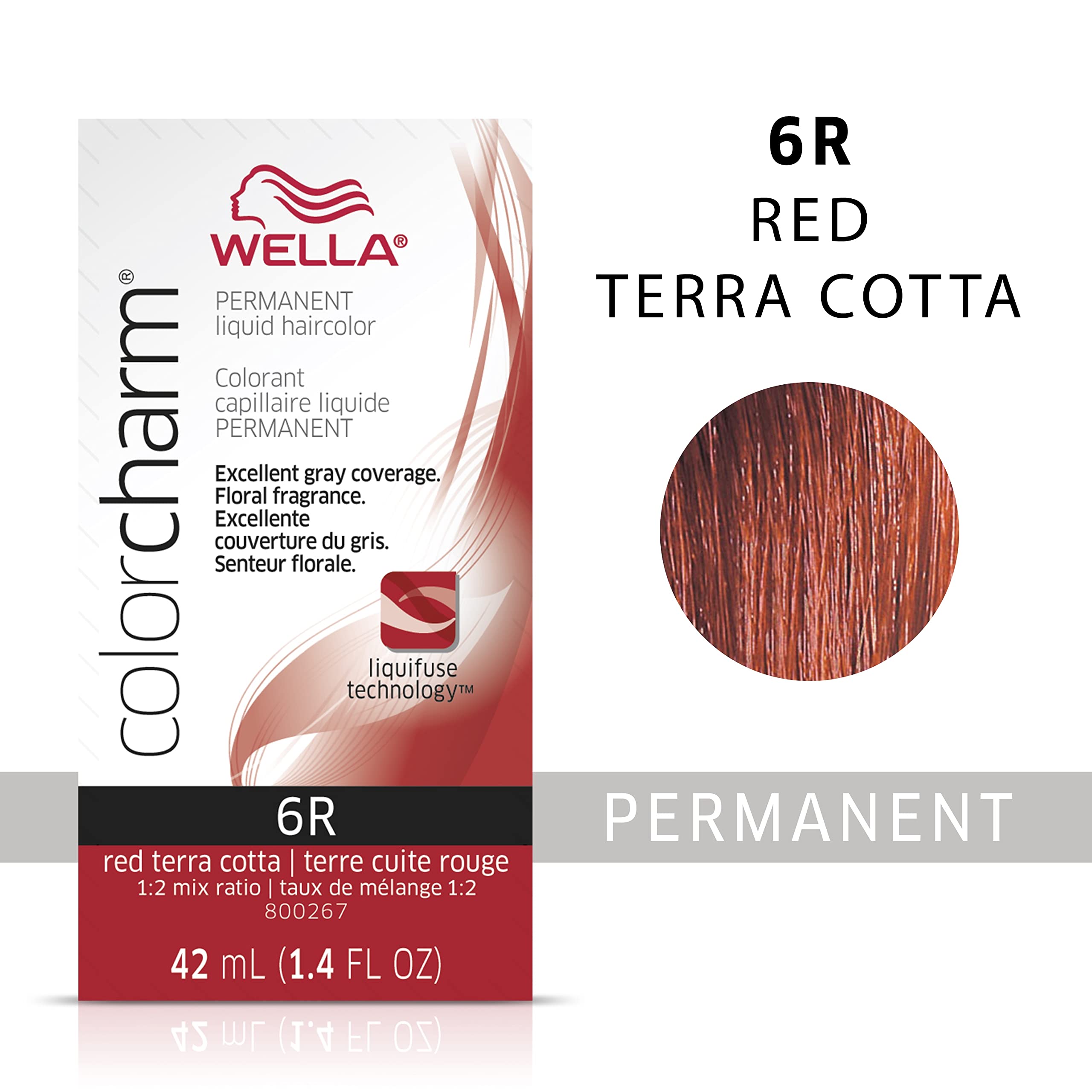 Foto 3 pulgar | Tinte De Pelo Wella Color Charm Permanent 6r Red Terra Cotta 40 Ml - Venta Internacional.