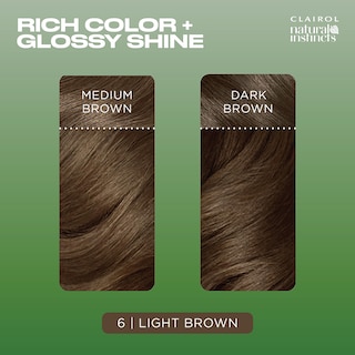 Foto 4 | Tinte Para El Cabello Clairol Natural Instincts Demi-permanent 6 Castaño Claro - Venta Internacional.
