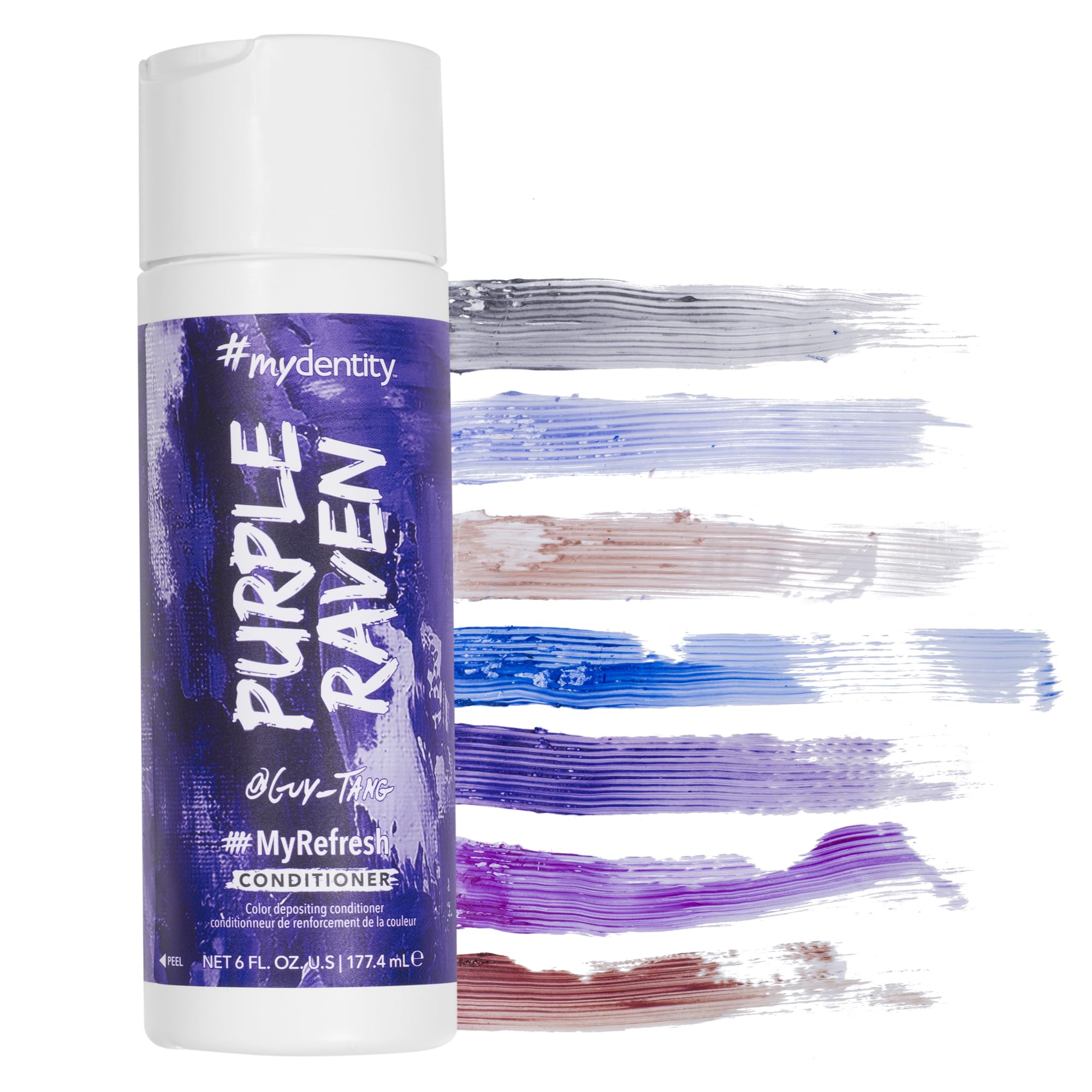 Acondicionador Depositante #mydentity Myrefresh Color Purple Raven - Venta Internacional.