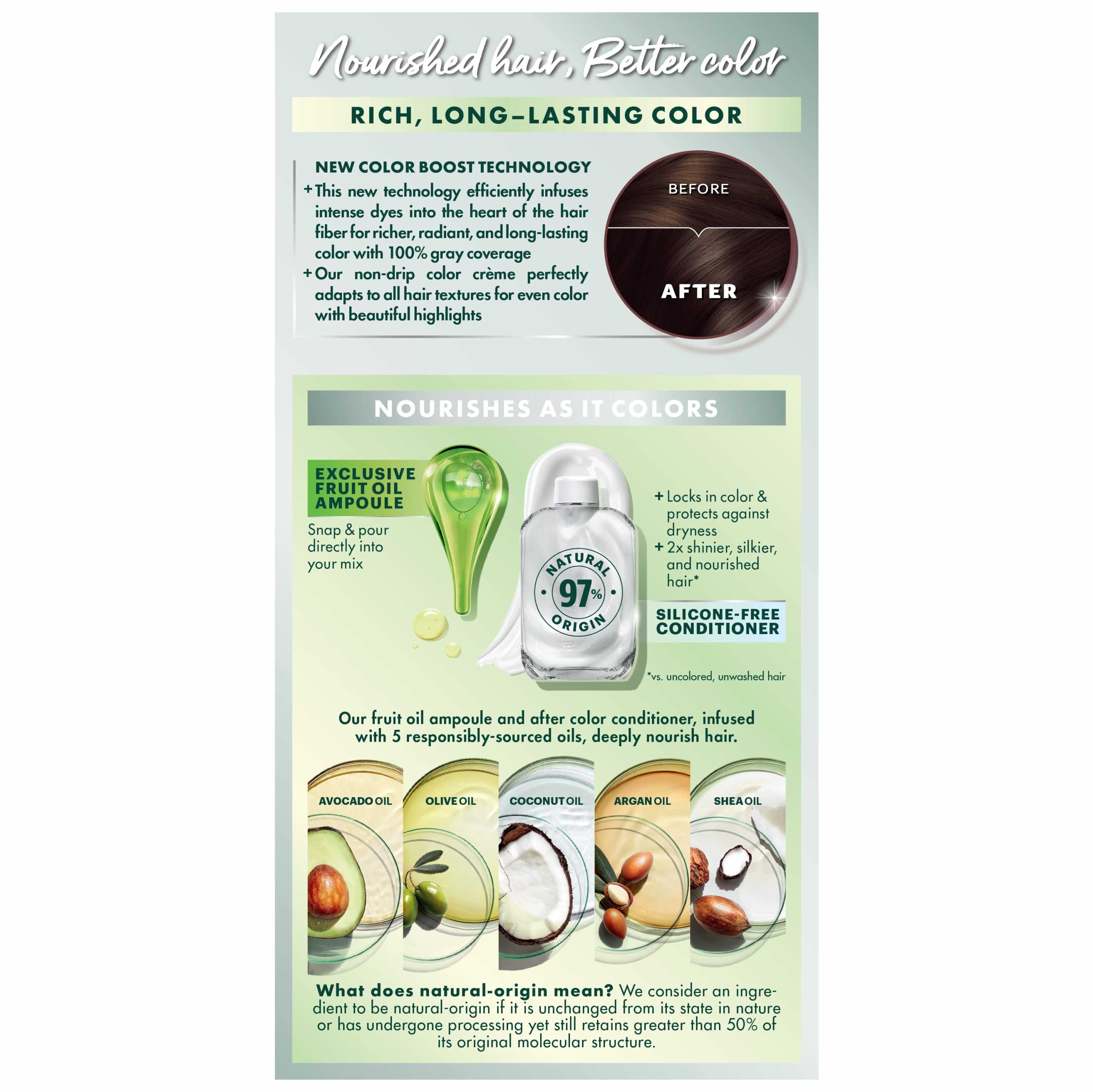 Foto 4 pulgar | Tinte Para El Cabello Garnier Nutrisse Nourishing Creme 40 Dark Brown - Venta Internacional.