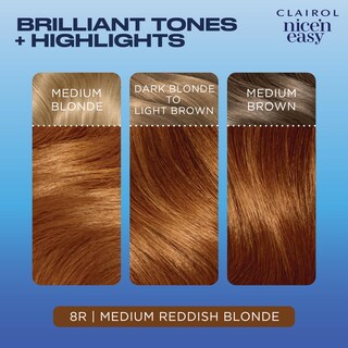 Foto 5 | Tinte Para El Cabello Clairol Nice'n Easy 8r Medium Rojizo Rubio X3 - Venta Internacional.