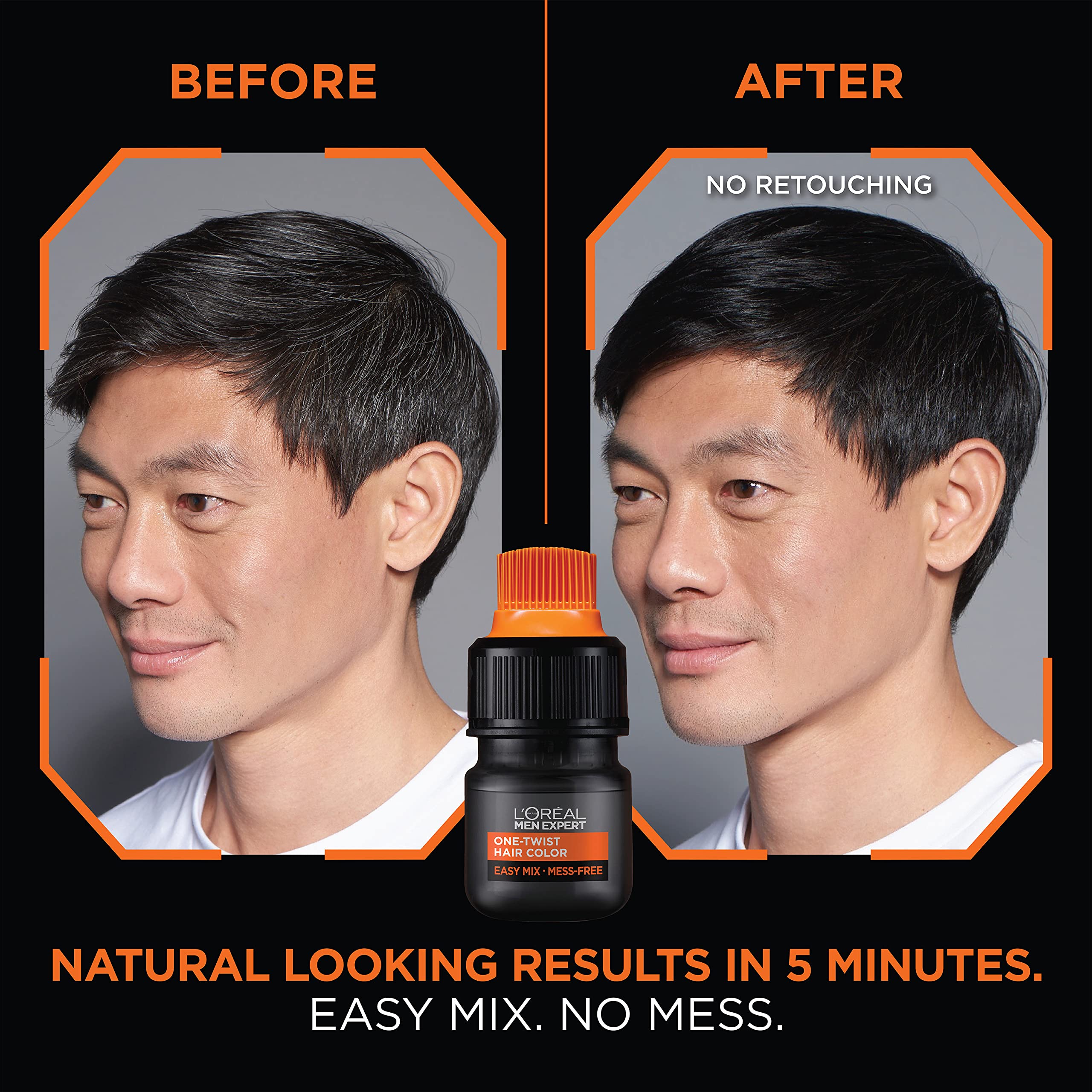Foto 2 | Tinte Para El Cabello L'oréal Paris Men Expert Deepest Black 00 Kit - Venta Internacional.