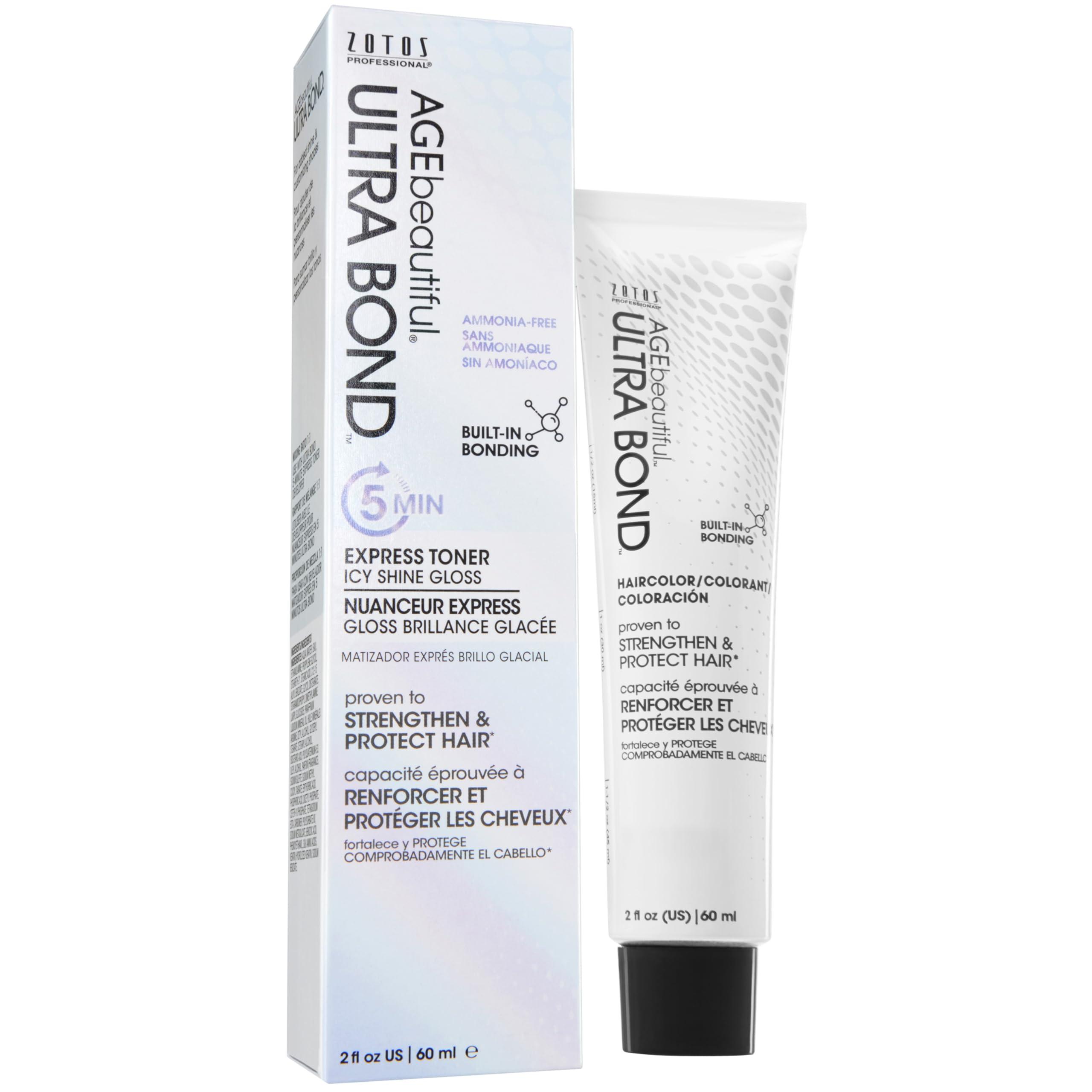Exprés Toner Age Beautiful Ultra Bond De 5 Minutos, 60 Ml, Brillo Helado - Venta Internacional. $574
