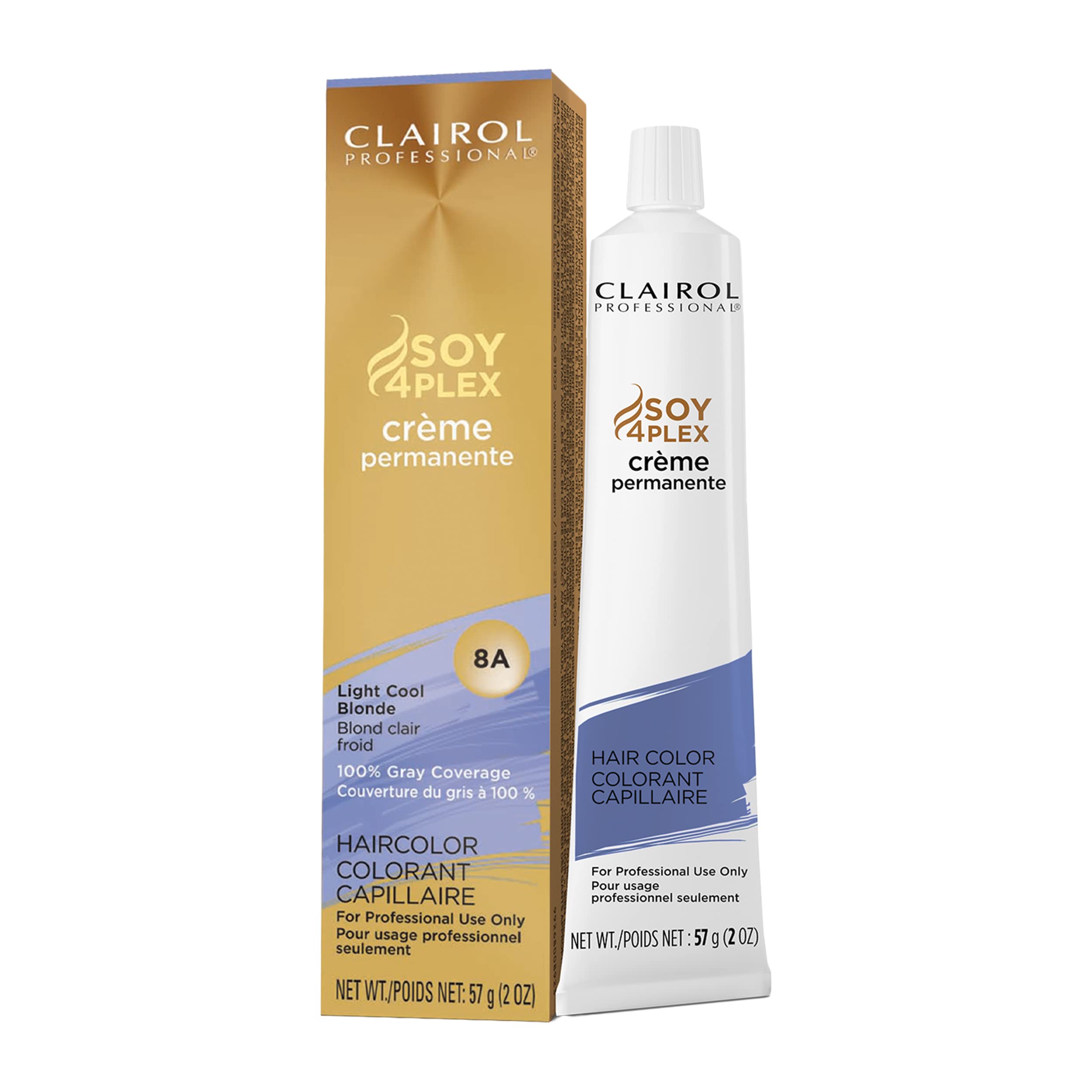 Foto 2 pulgar | Tinte Para El Cabello Clairol Professional Permanent Crème 8a Rubio Claro Y Frío - Venta Internacional.