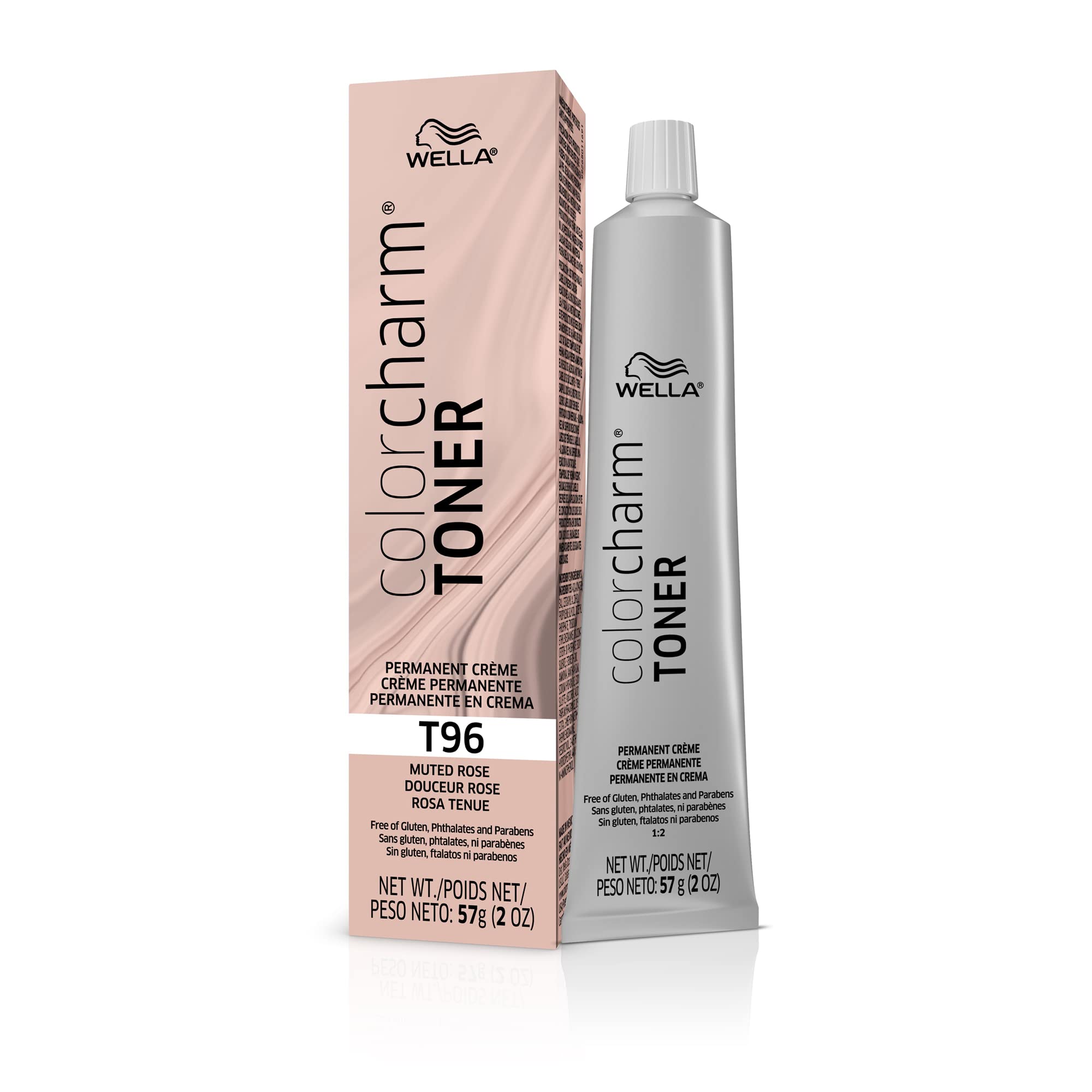 Tónico Para El Cabello Wella Color Charm T96 Muted Rose 60 Ml - Venta Internacional.