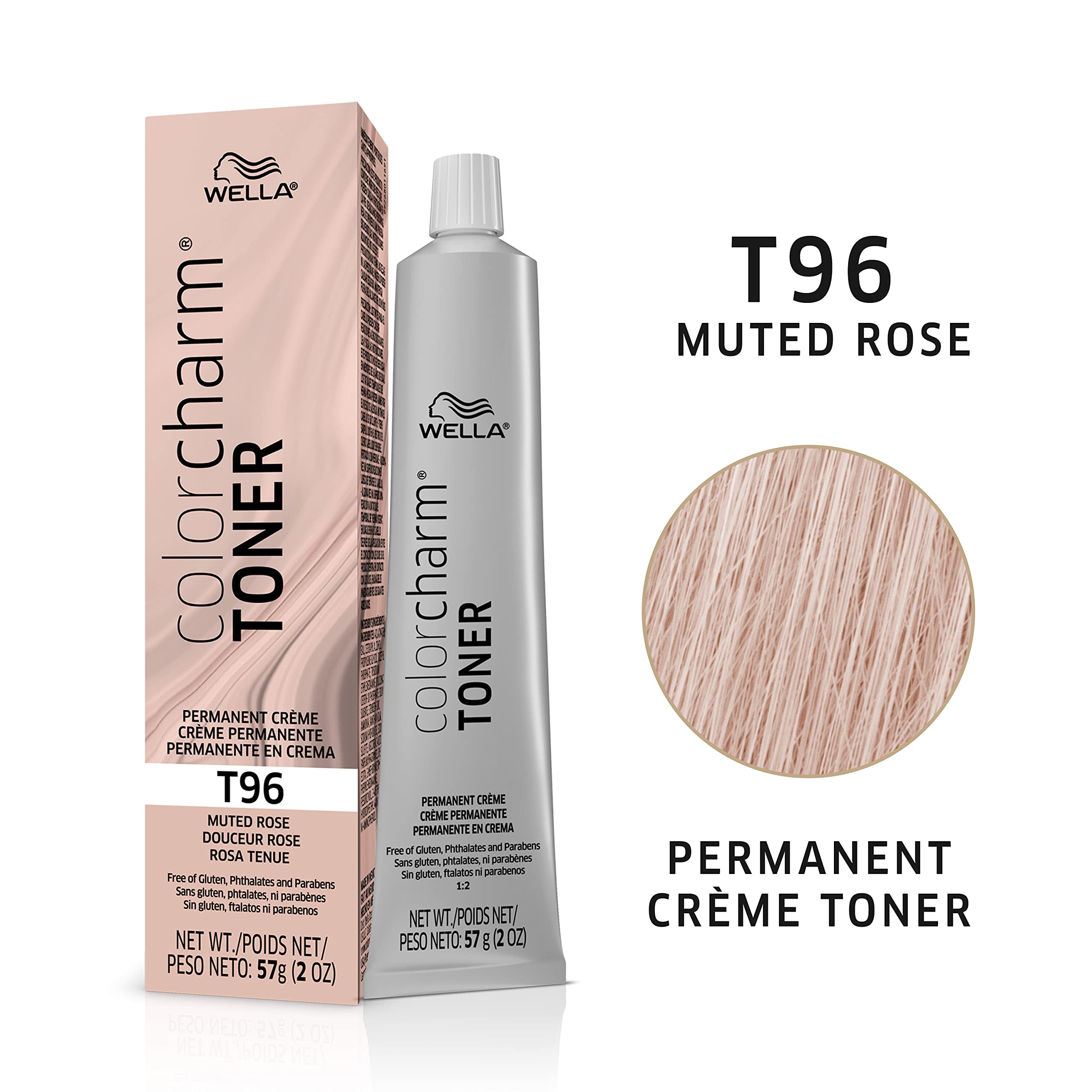 Foto 3 pulgar | Tónico Para El Cabello Wella Color Charm T96 Muted Rose 60 Ml - Venta Internacional.