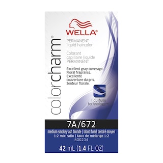 Foto 1 | Tinte De Pelo Wella Color Charm Permanent 7a Med Smokey Ash Blonde - Venta Internacional.