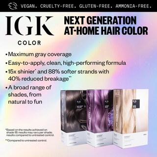 Foto 3 | Kit De Coloración De Cabello Igk Permanent Back To Brown Natural Brown 5n - Venta Internacional.