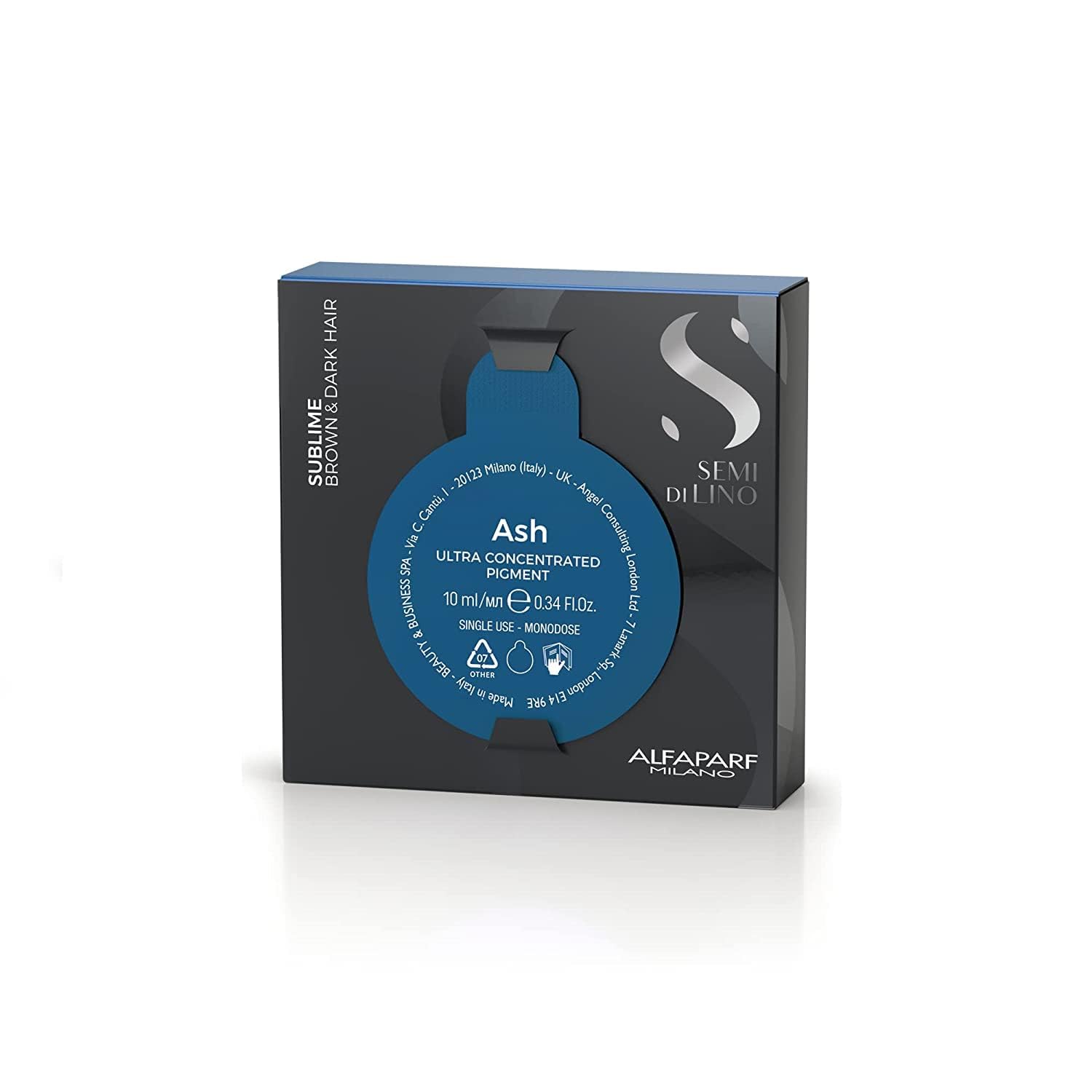Pigmentos Para El Cabello Alfaparf Milano Semi Di Lino Sublime Brown Ash - Venta Internacional. $466