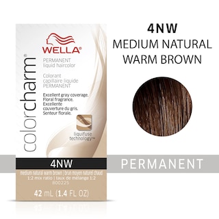 Foto 2 | Tinte De Pelo Wella Color Charm Permanent Liquid 4nw Med Brown - Venta Internacional.