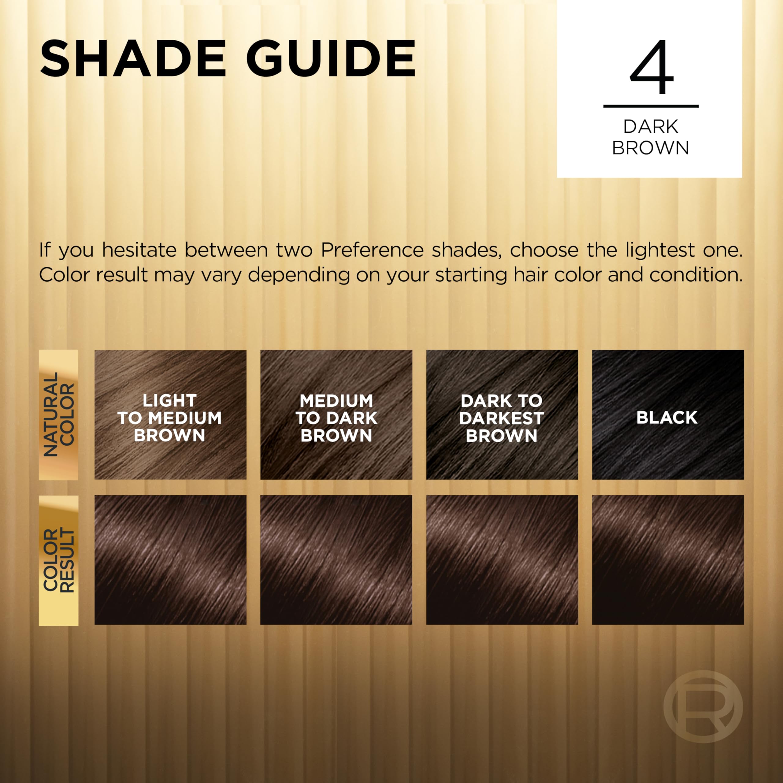 Foto 5 pulgar | Tinte Para El Cabello L'oreal Paris Superior Preference Dark Brown 4 (x2) - Venta Internacional.