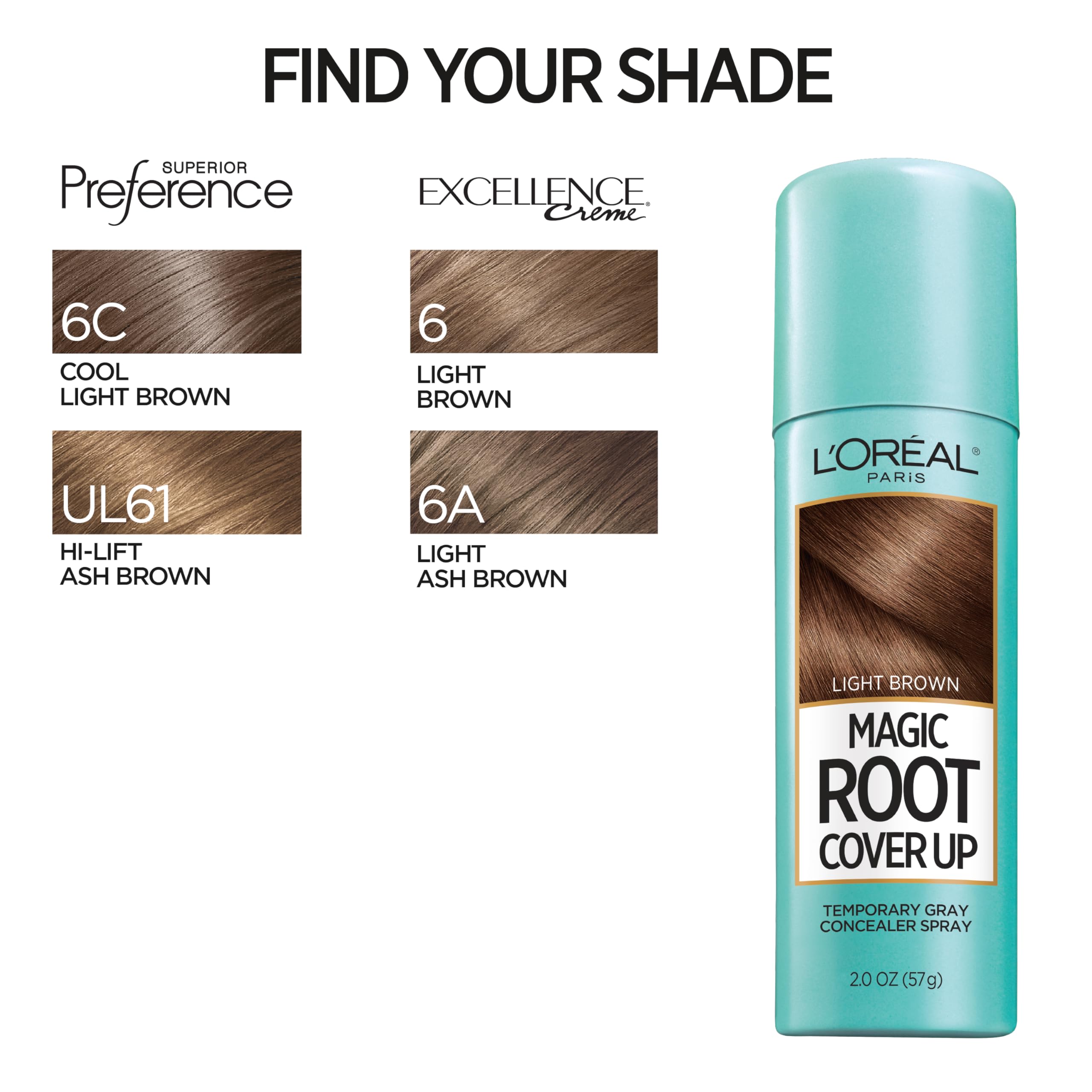 Foto 6 pulgar | Corrector Temporal Gris Root Cover Up L'oreal Paris - Venta Internacional.