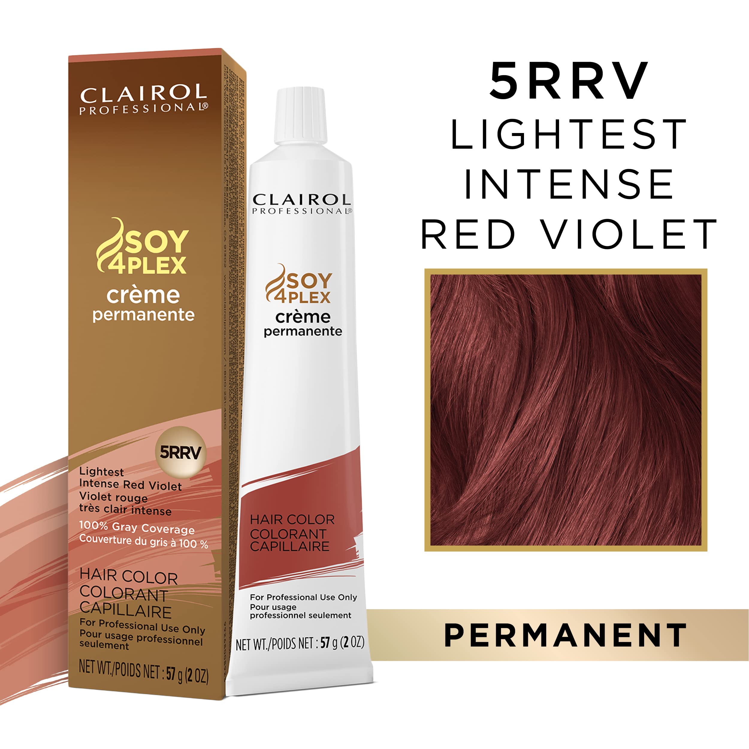 Foto 3 pulgar | Tinte Para El Cabello Clairol Professional Clairol Profesional 5rrv 60ml - Venta Internacional.