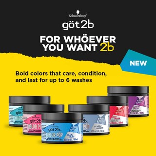 Foto 4 | Mascarilla Para Teñir El Cabello Got2b Color Pop Semipermanente Mint 150 Ml - Venta Internacional.