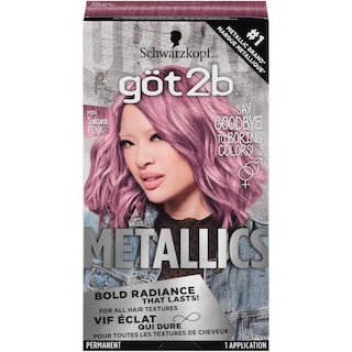 Foto 1 | Tinte De Pelo Got2b Metallics Permanent M84 Sakura Pink - Venta Internacional.