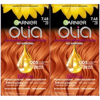 Foto 1 | Tinte De Pelo Garnier Olia Ammonia-free 7.45 Dark Fire Ruby - Venta Internacional.