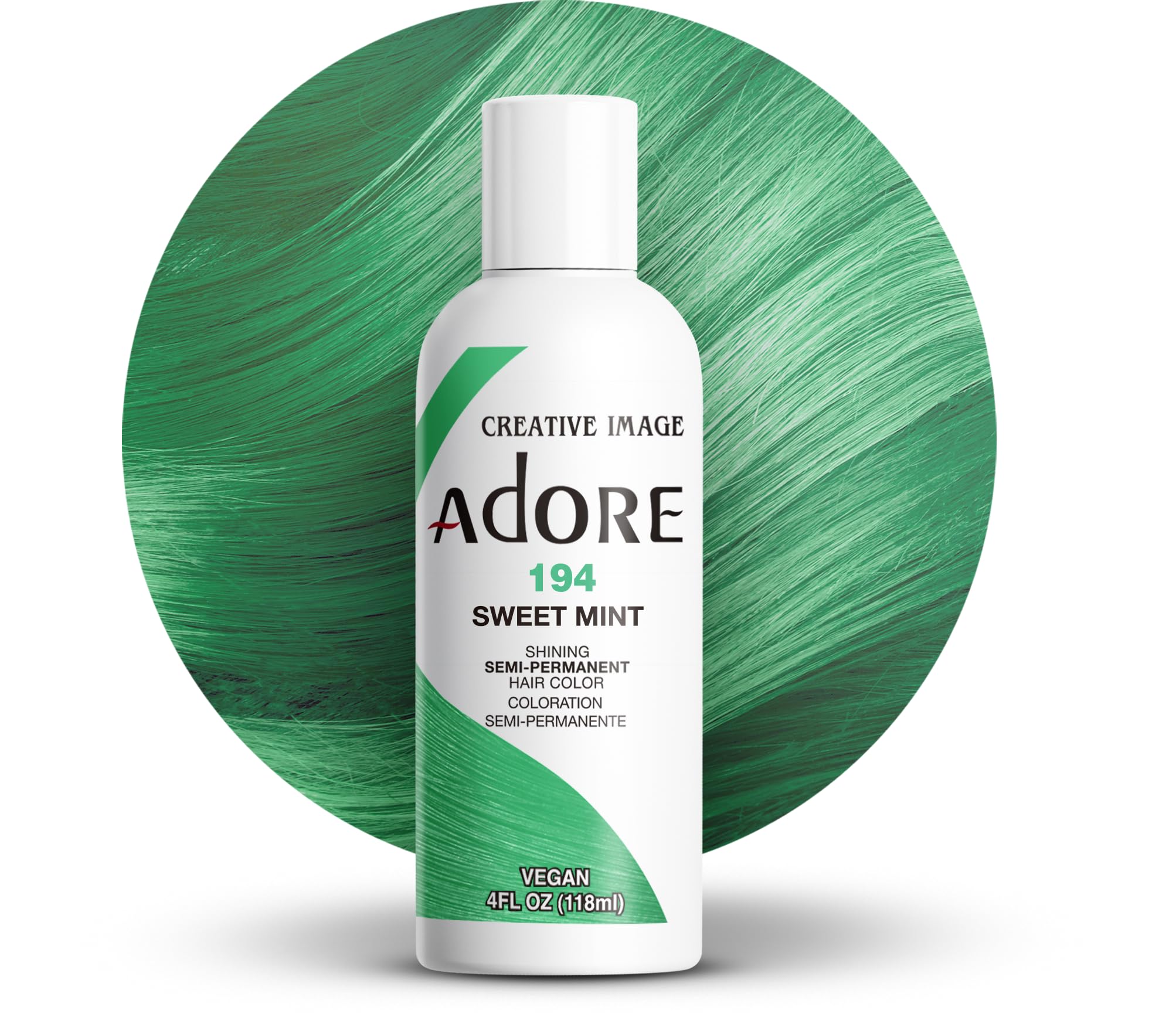 Foto 7 | Tinte Para El Cabello Adore Semi Permanent Sweet Mint, 118 Ml, Vegano, Ee. Uu. - Venta Internacional.