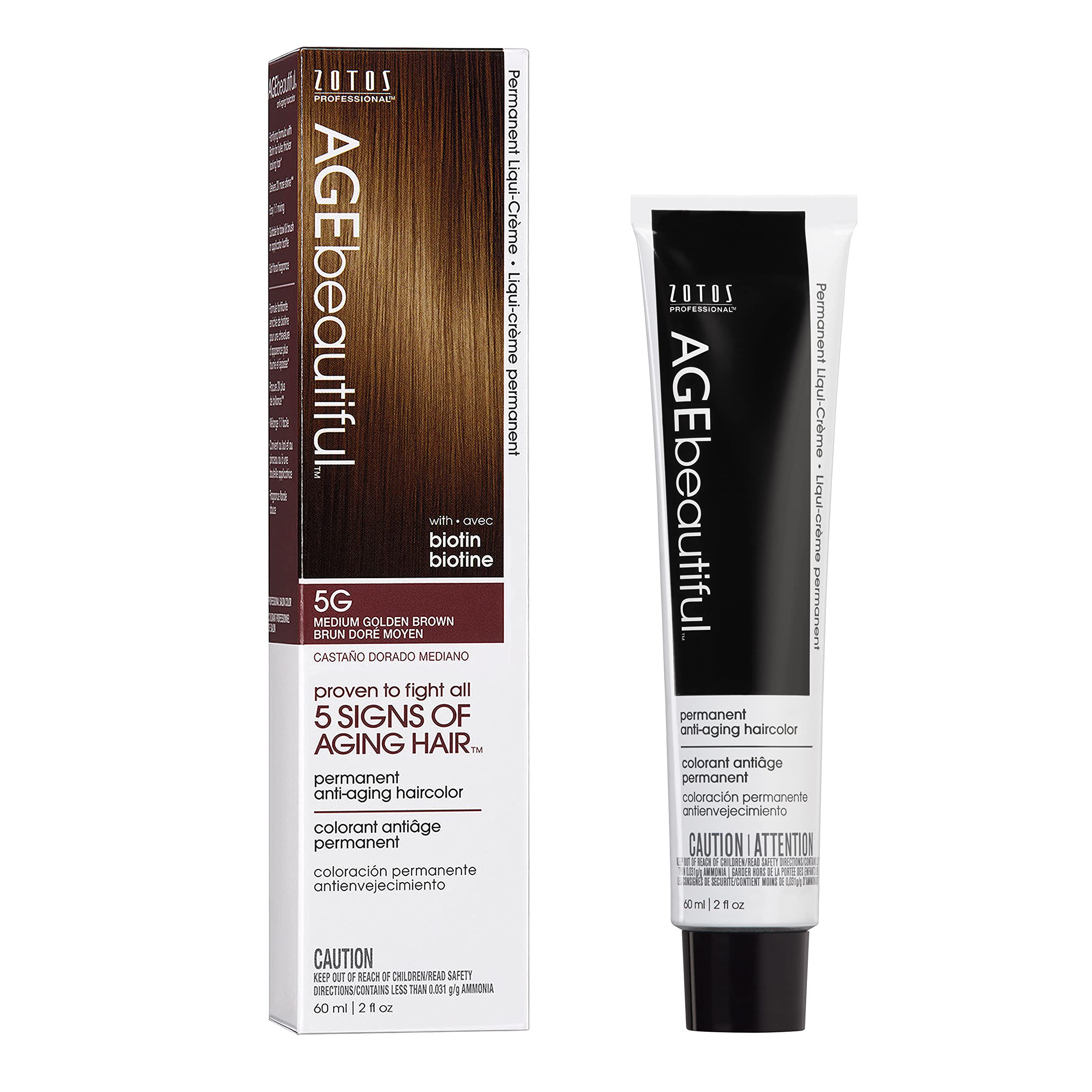Color De Cabello Age Beautiful Liqui Creme 5g Medium Golden Brown - Venta Internacional. $550
