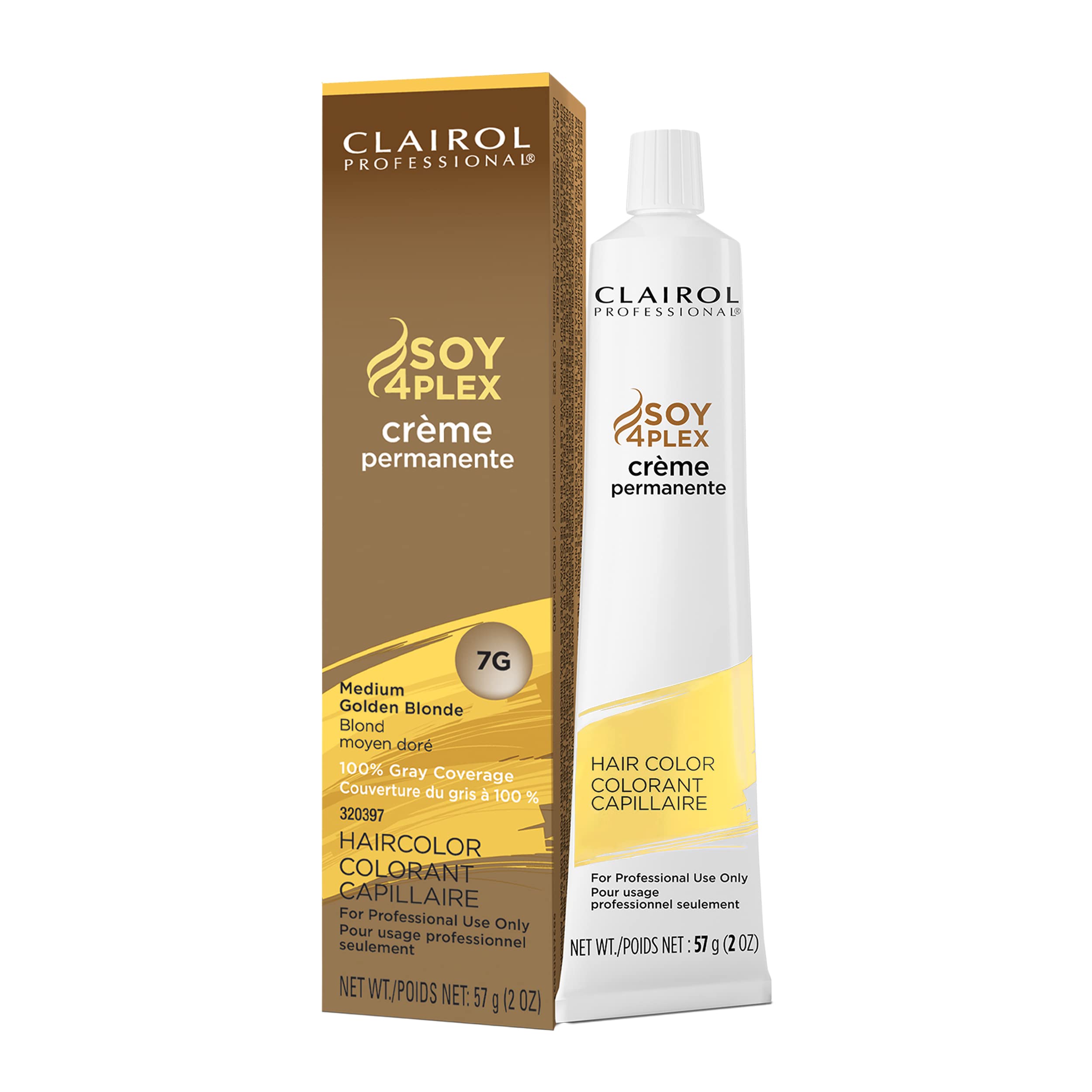 Color De Cabello Clairol Professional Permanent Creme 7 G Med Gold Blonde - Venta Internacional.