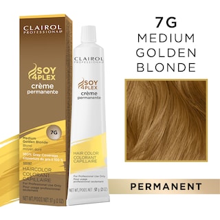 Foto 2 | Color De Cabello Clairol Professional Permanent Creme 7 G Med Gold Blonde - Venta Internacional.
