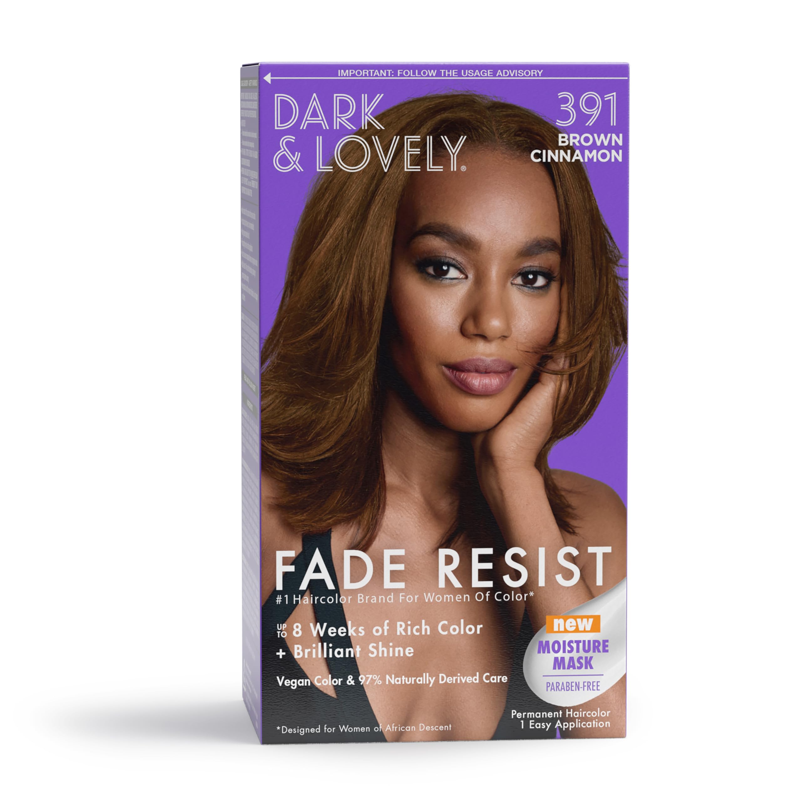 Foto 2 pulgar | Color De Cabello Softsheen-carson Dark And Lovely Brown Cinnamon - Venta Internacional.