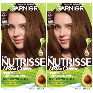 Foto 1 | Tinte Para El Cabello Garnier Nutrisse Nourishing Creme 53 Medium Golden Brown - Venta Internacional.