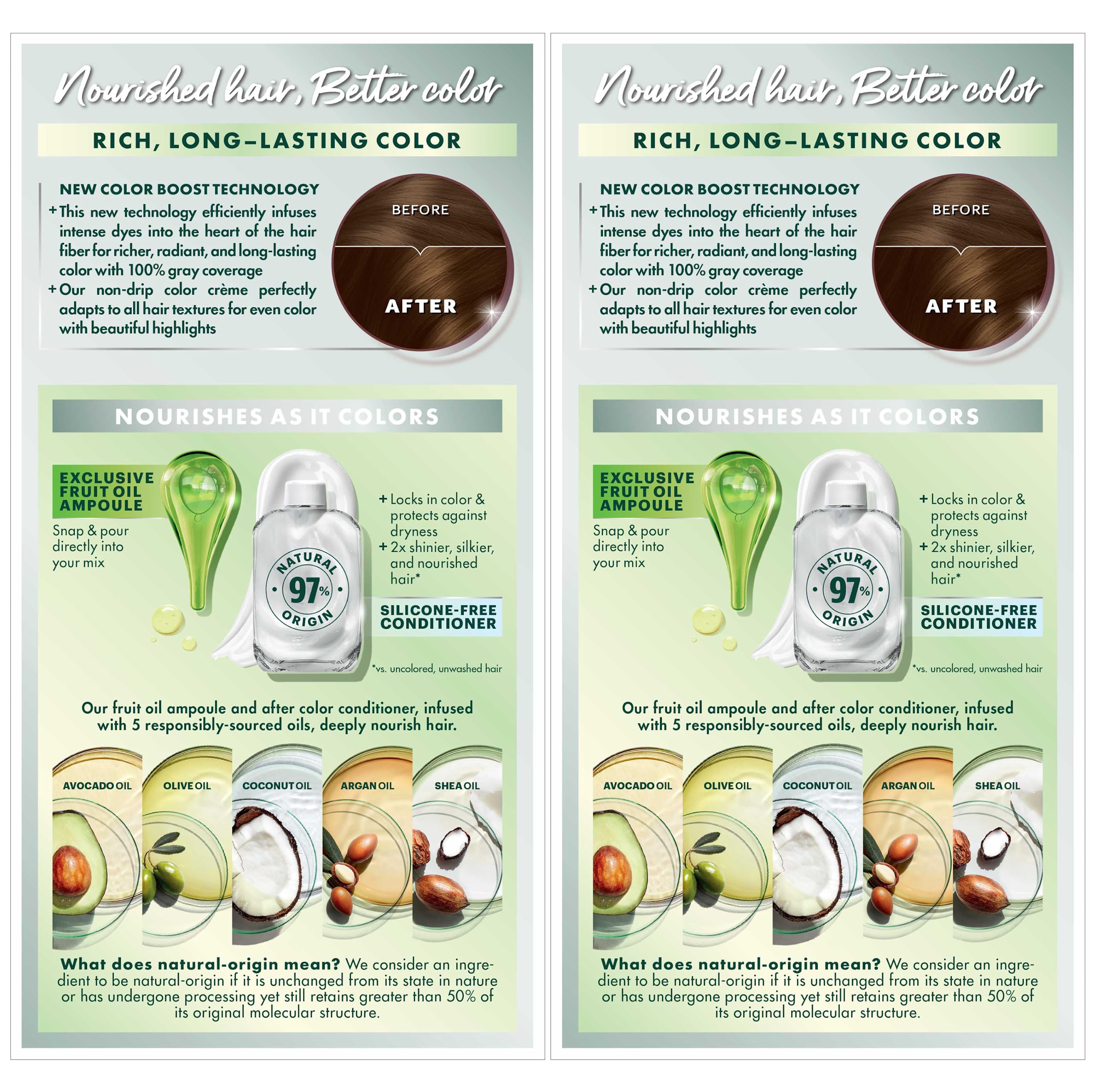 Foto 4 pulgar | Tinte Para El Cabello Garnier Nutrisse Nourishing Creme 53 Medium Golden Brown - Venta Internacional.